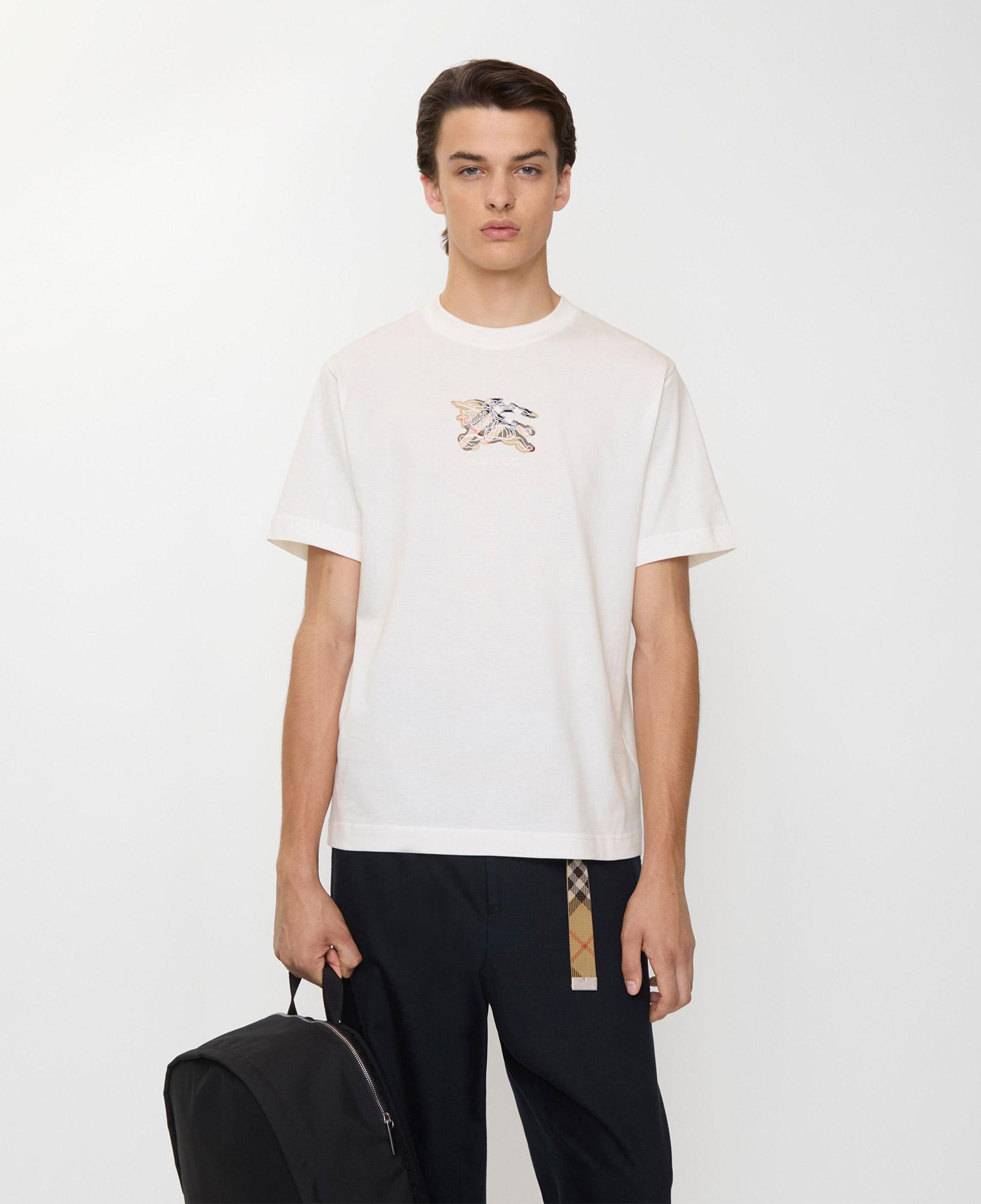 Burberry Seth Erkek Beyaz T-Shirt