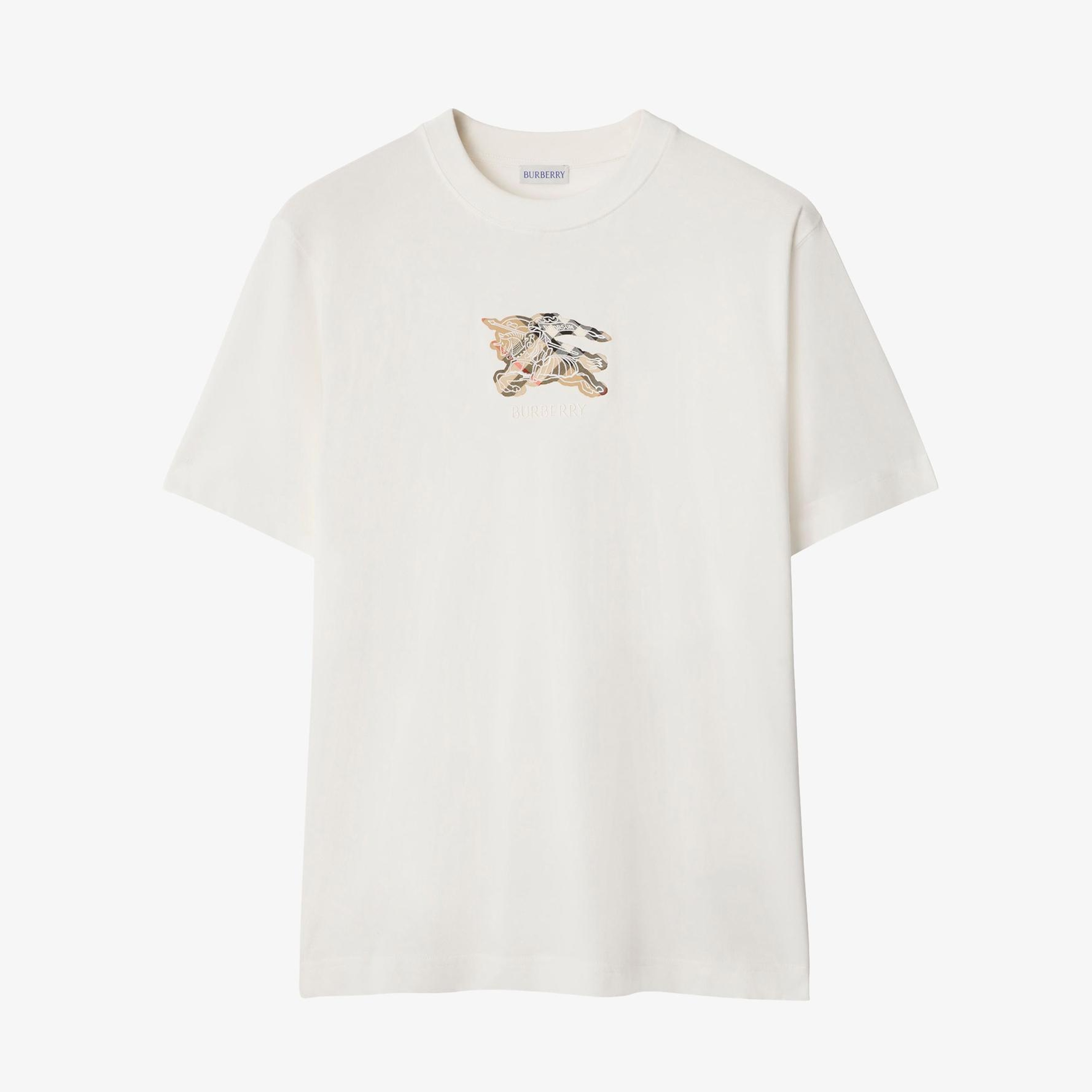 Burberry Seth Erkek Beyaz T-Shirt