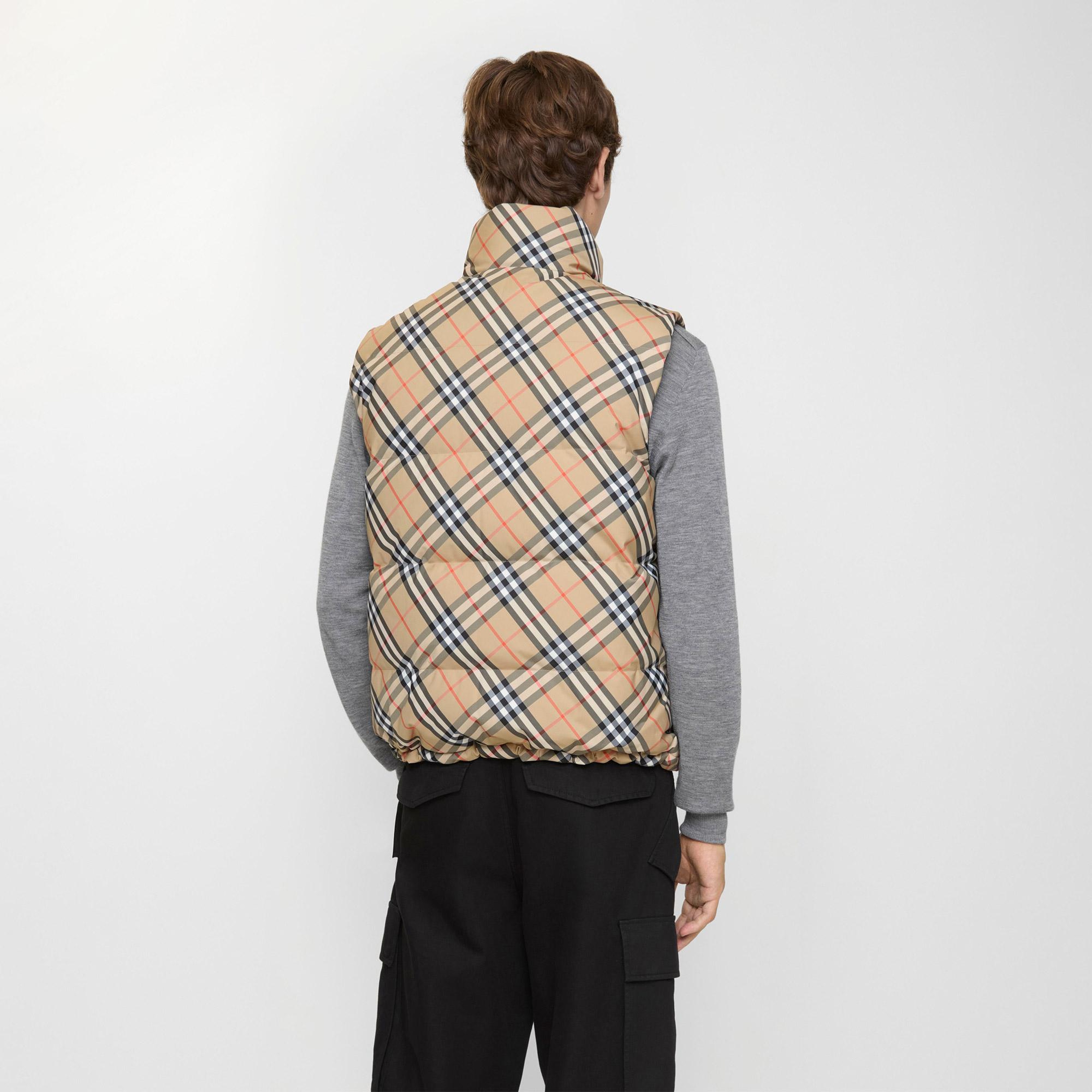 Burberry Snowshill Check Erkek Bej Yelek