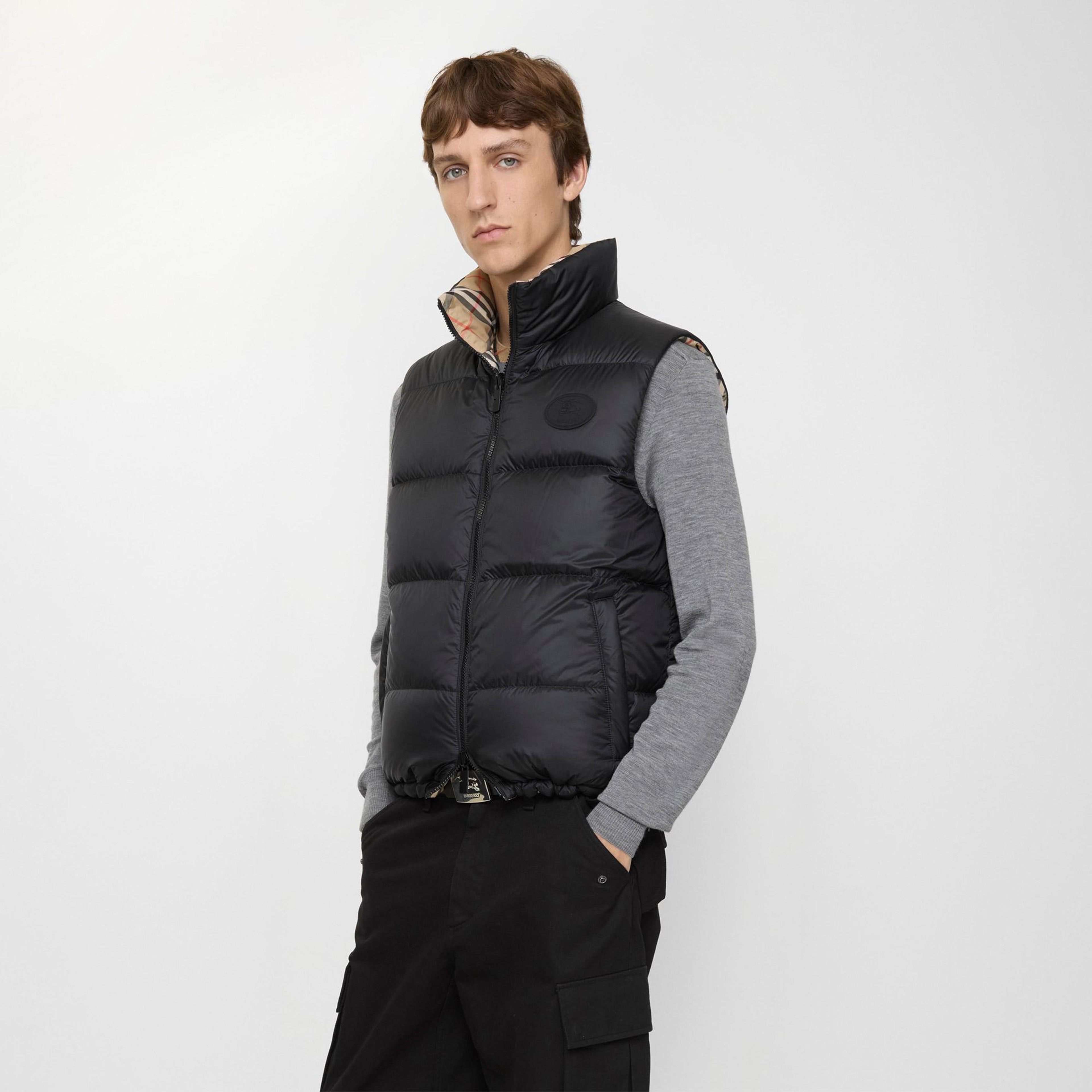 Burberry Snowshill Check Erkek Bej Yelek