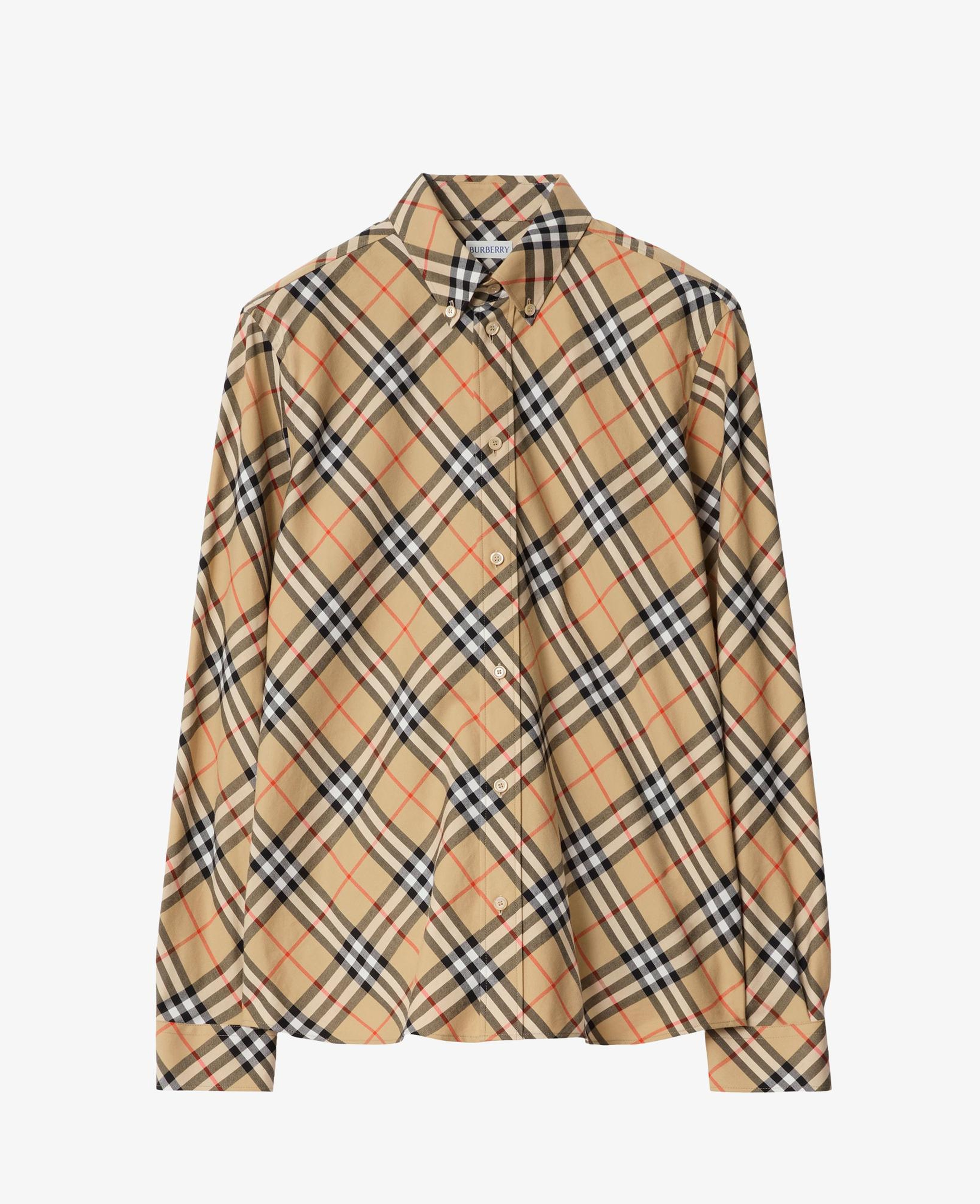 Burberry Roan Erkek Bej Gömlek