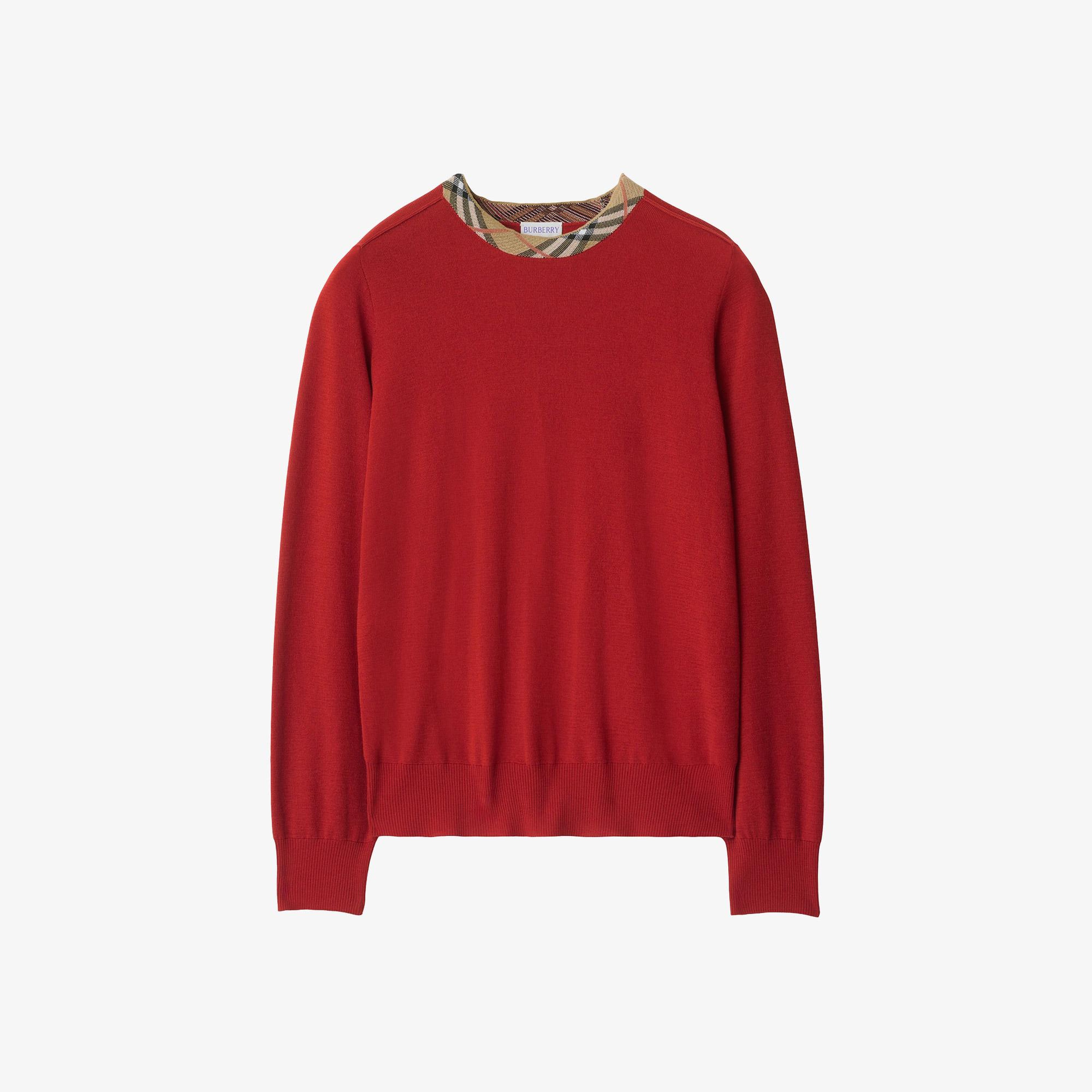 Burberry Mary Ct Kadın Kırmızı Triko
