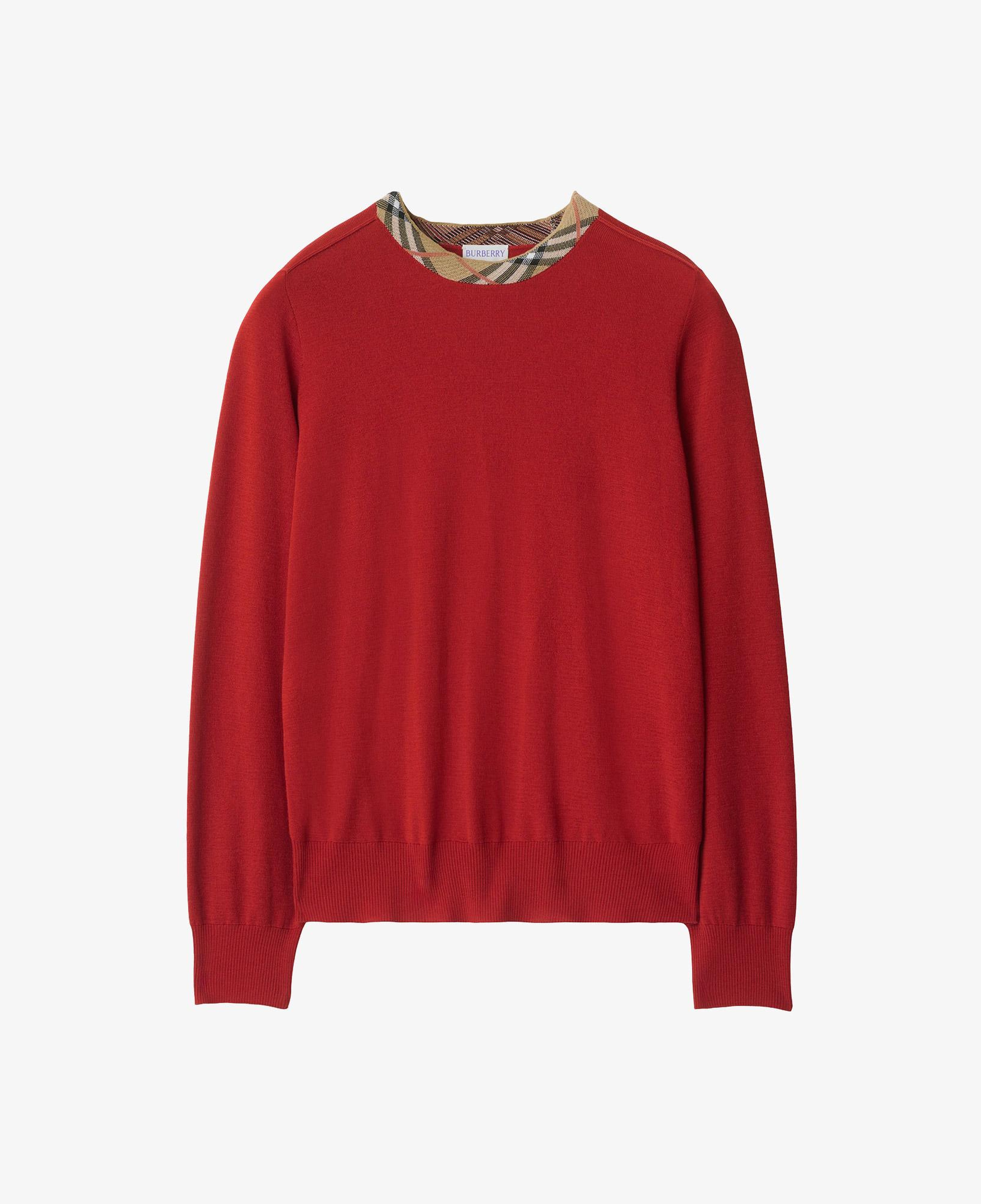 Burberry Mary Ct Kadın Kırmızı Triko