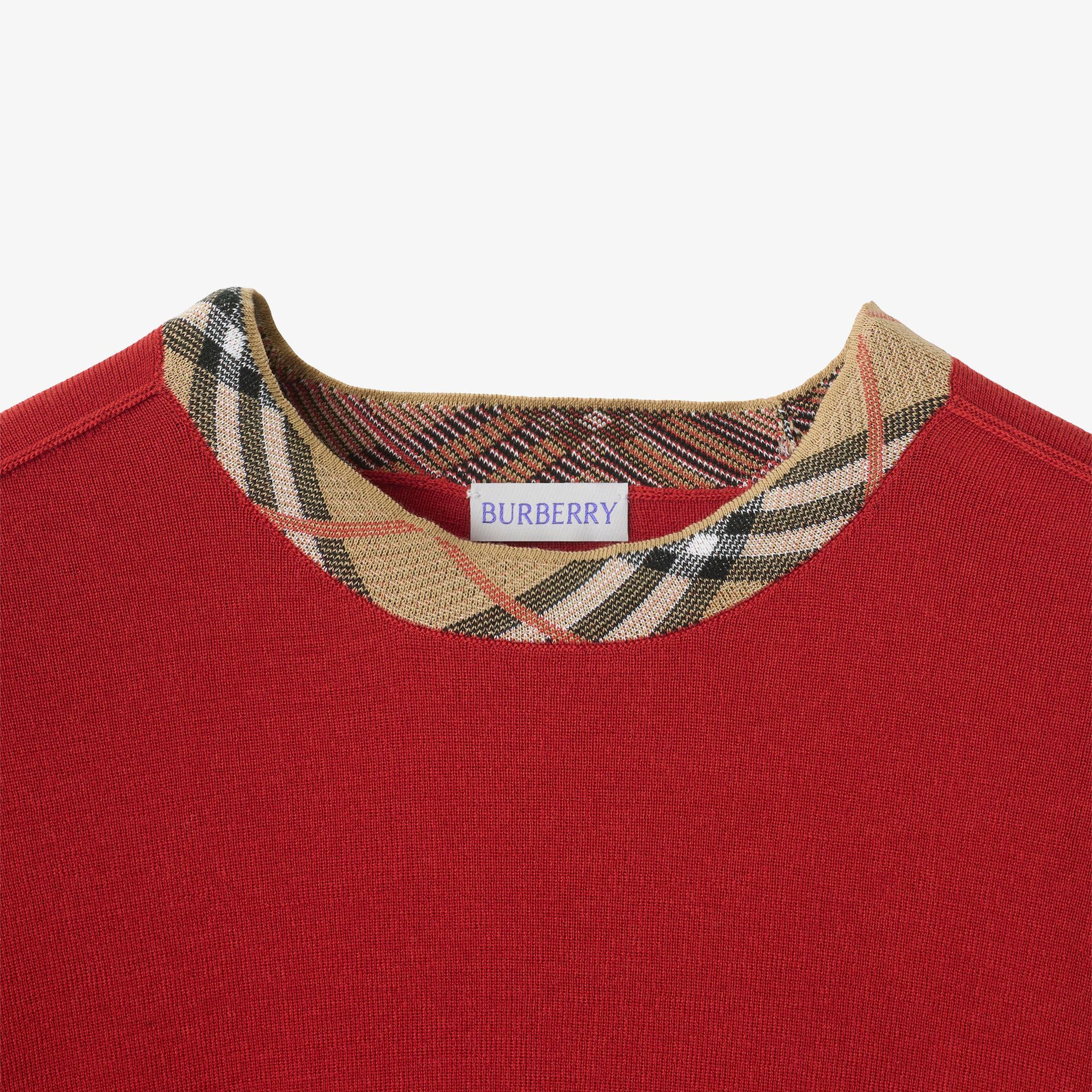 Burberry Mary Ct Kadın Kırmızı Triko