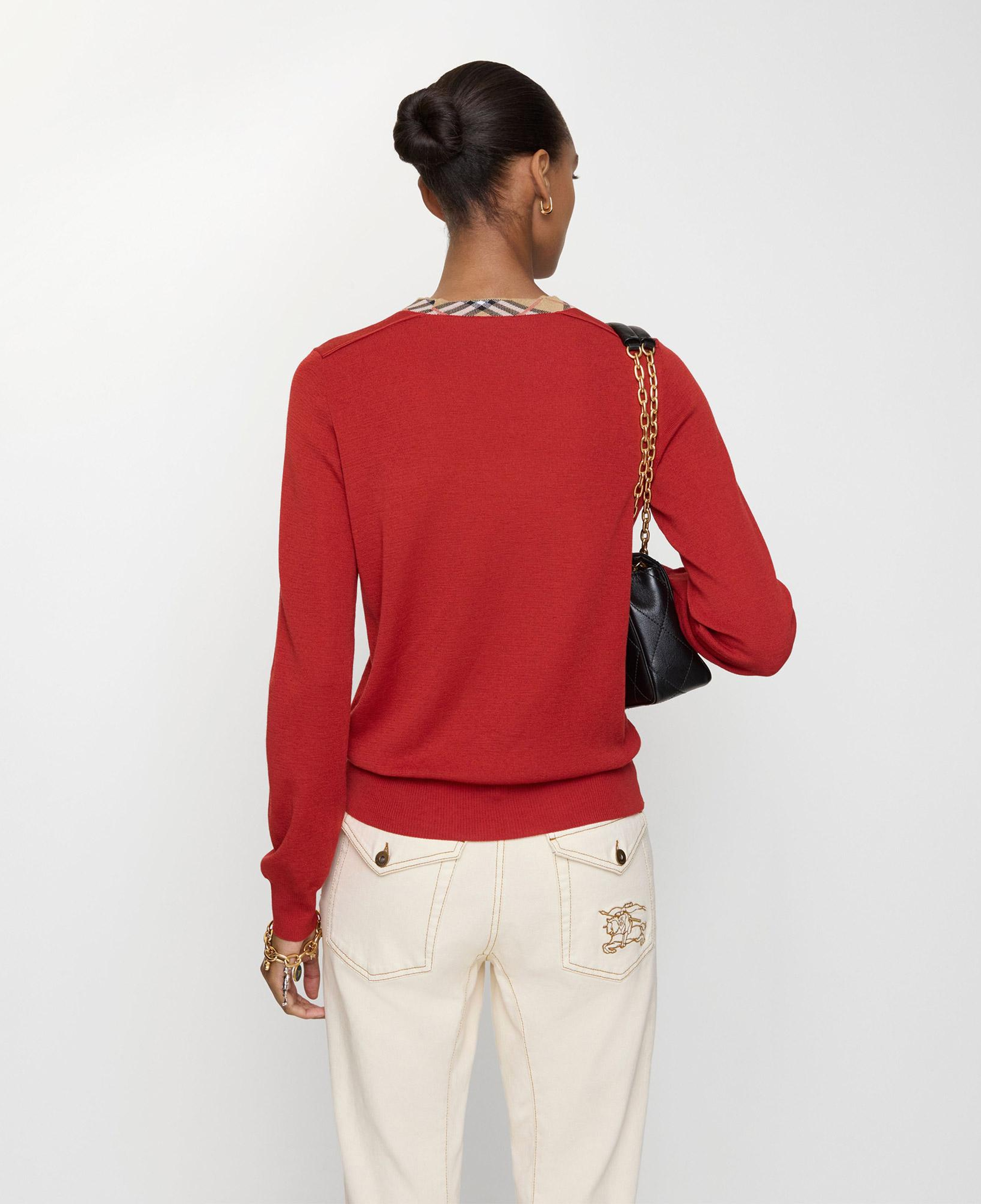 Burberry Mary Ct Kadın Kırmızı Triko