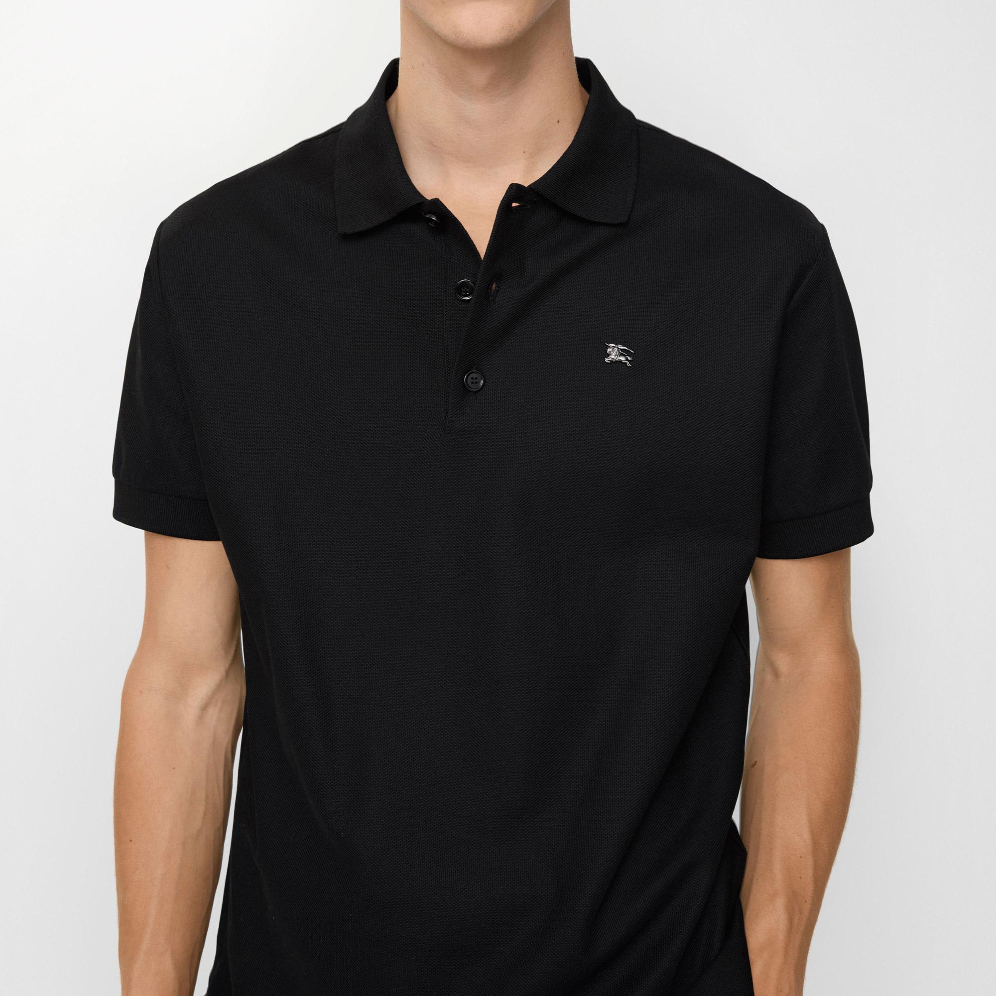 Burberry Stan Med Erkek Siyah Polo