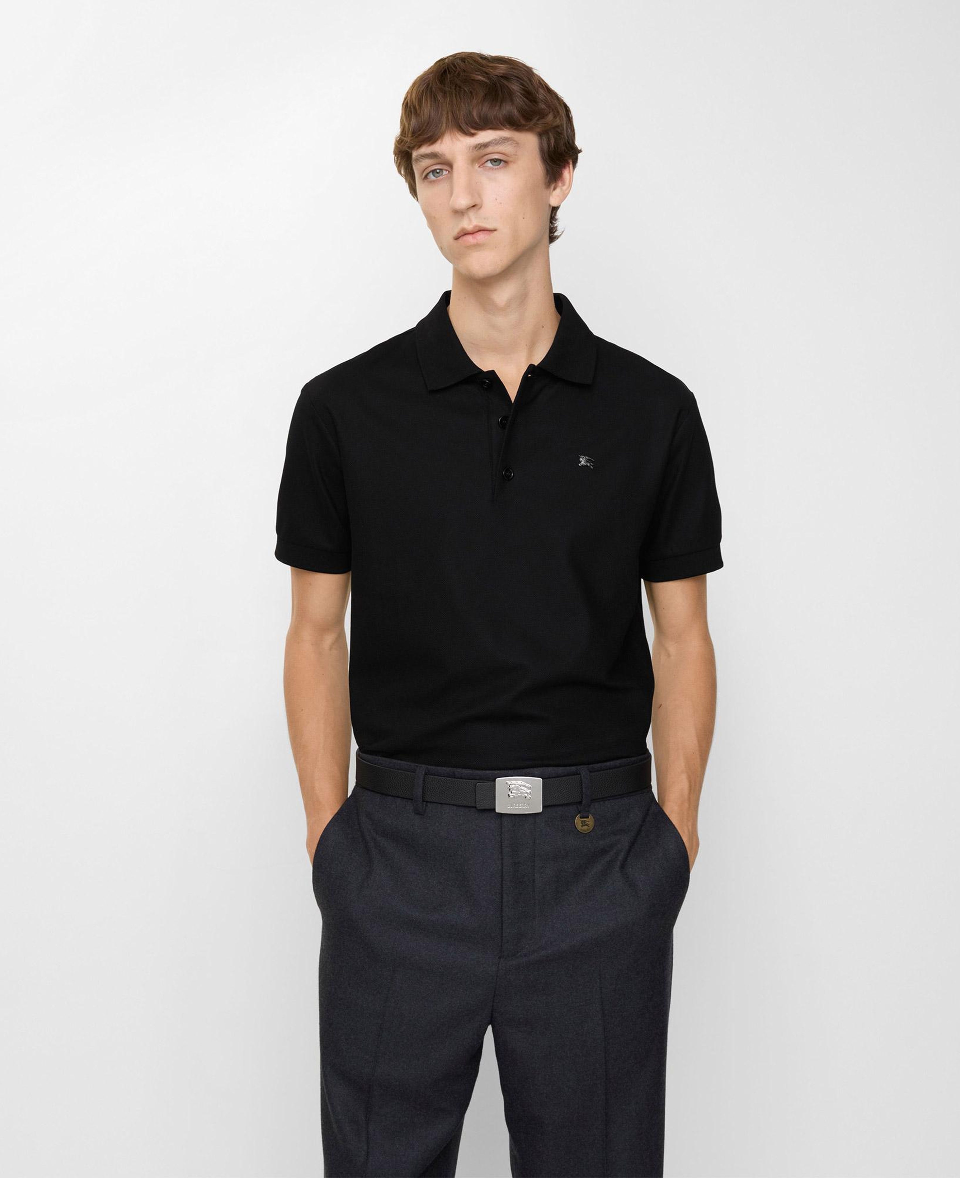 Burberry Stan Med Erkek Siyah Polo