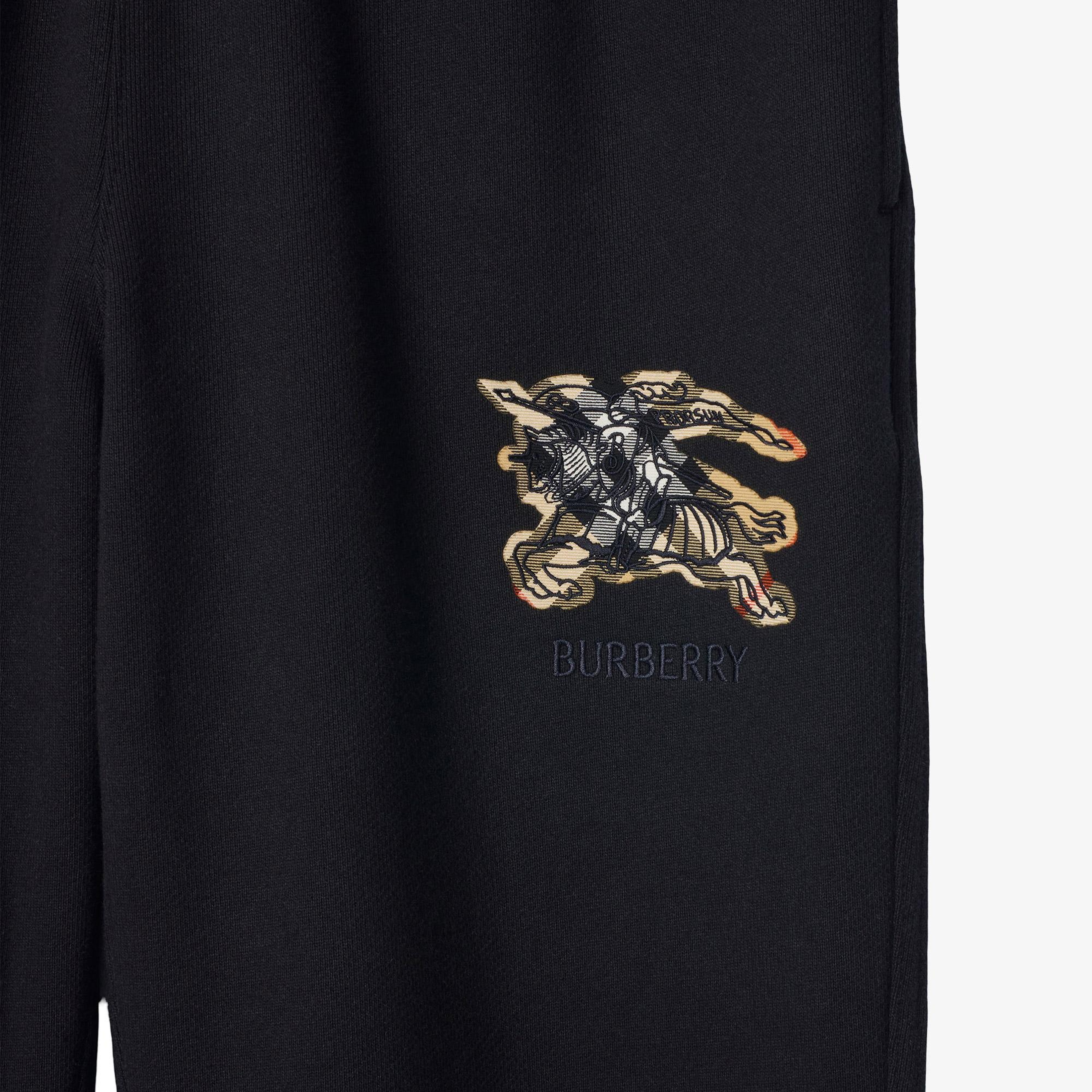 Burberry Sid Erkek Siyah Eşofman Altı