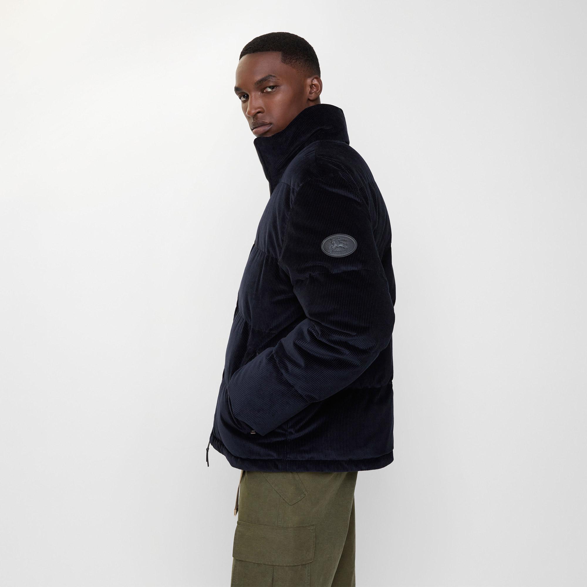 Burberry Snowdon Erkek Lacivert Mont