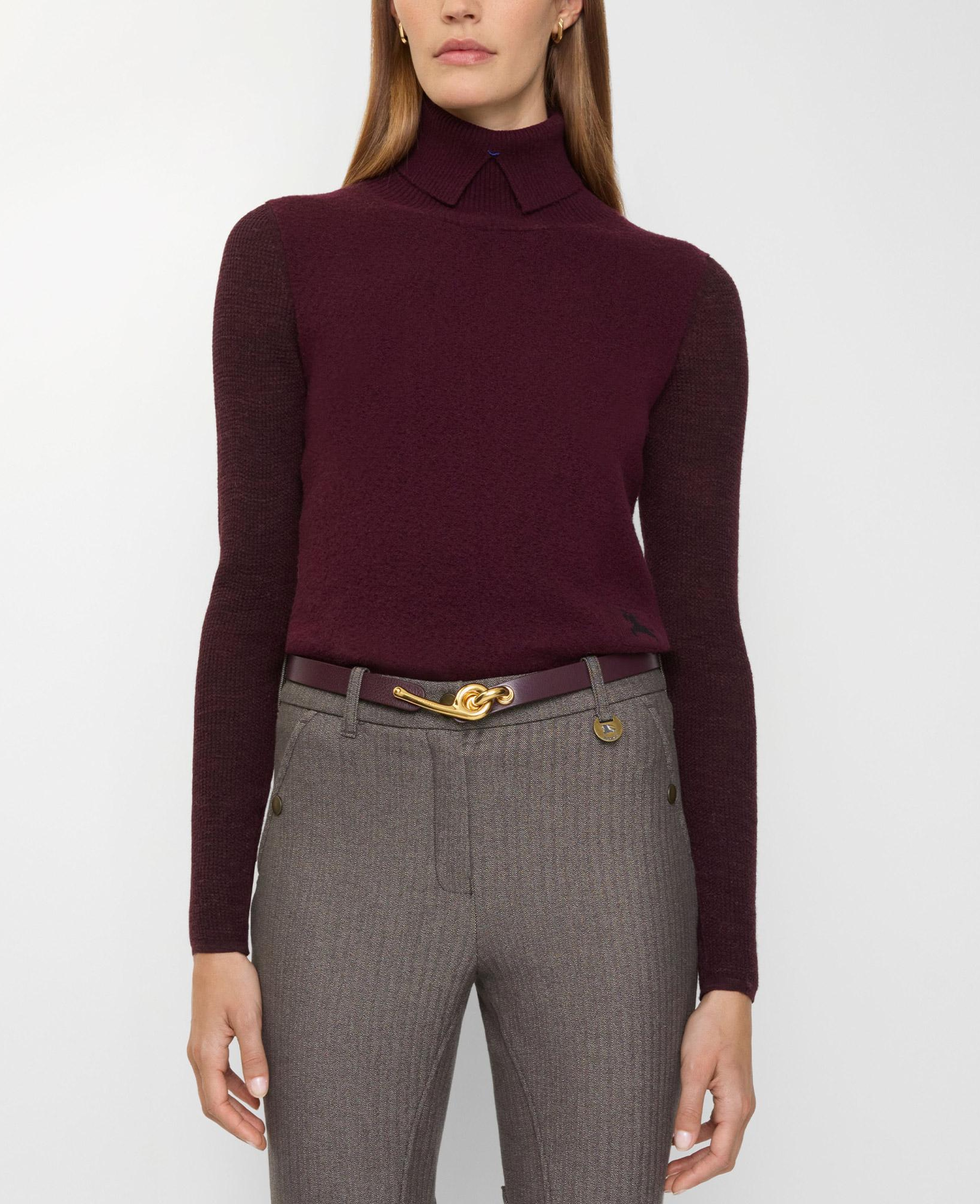 Burberry Bridle Kadın Bordo Kemer