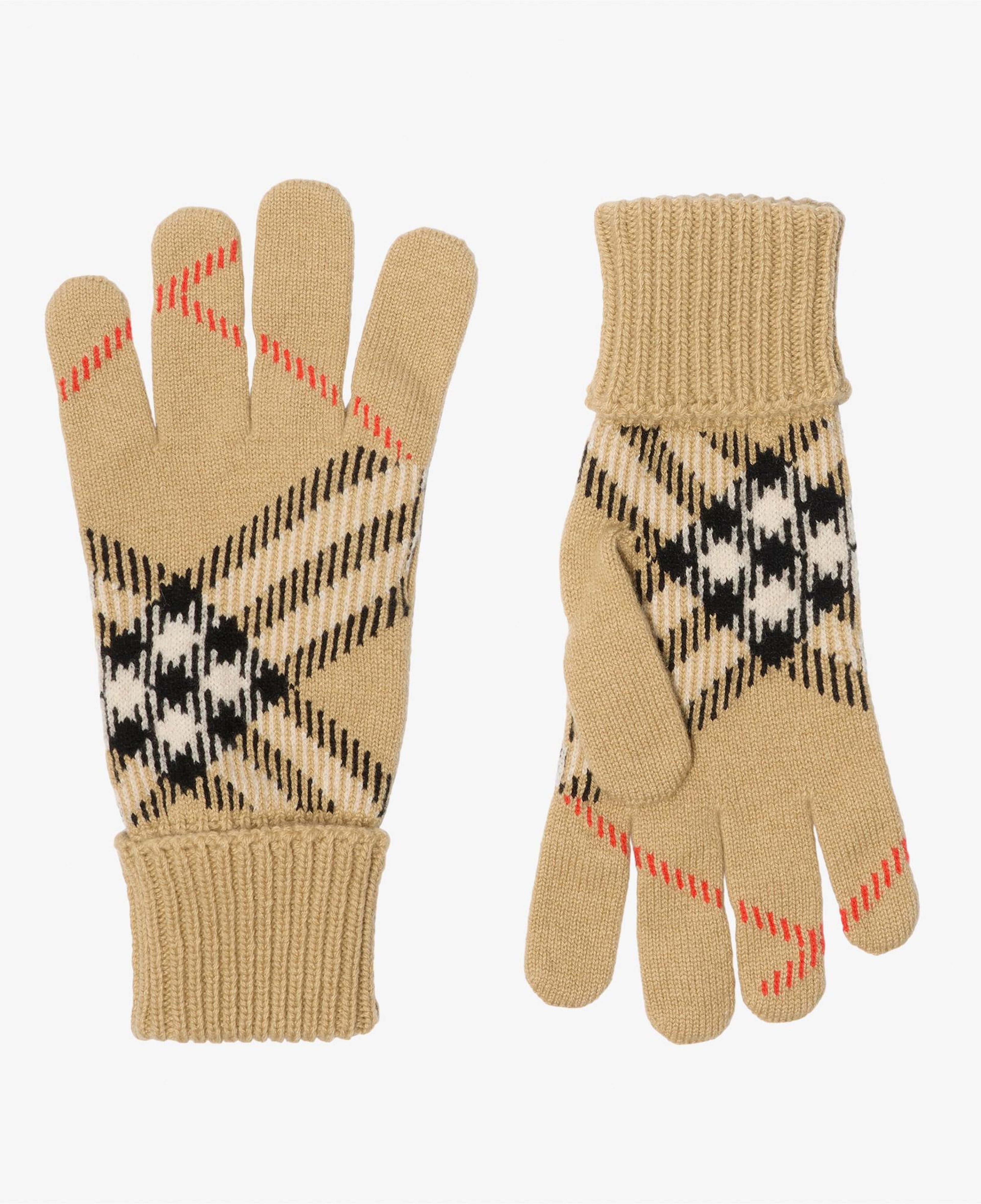 Burberry Core Check Erkek Bej Eldiven