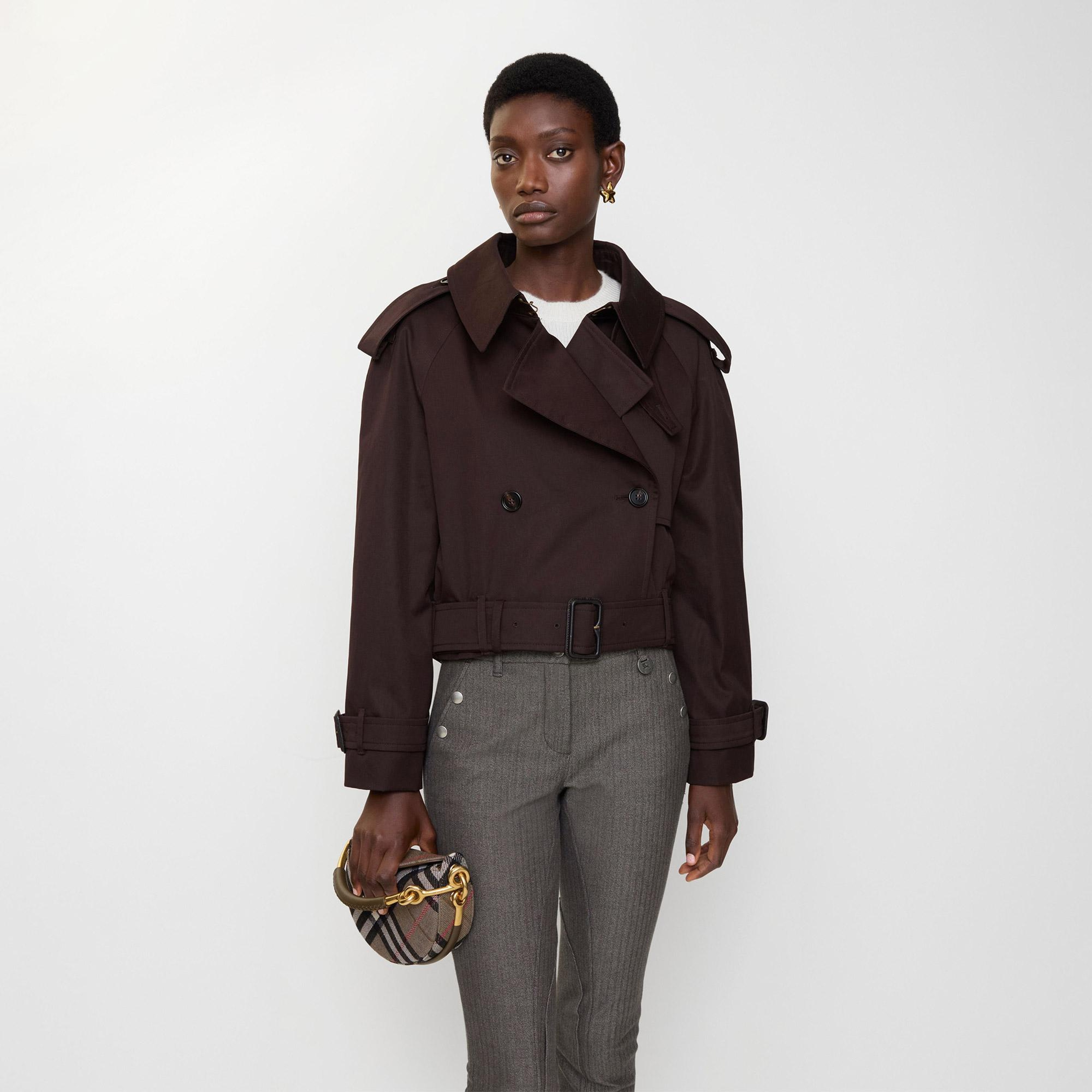 Burberry Dolebury Kadın Kahverengi Pardesü