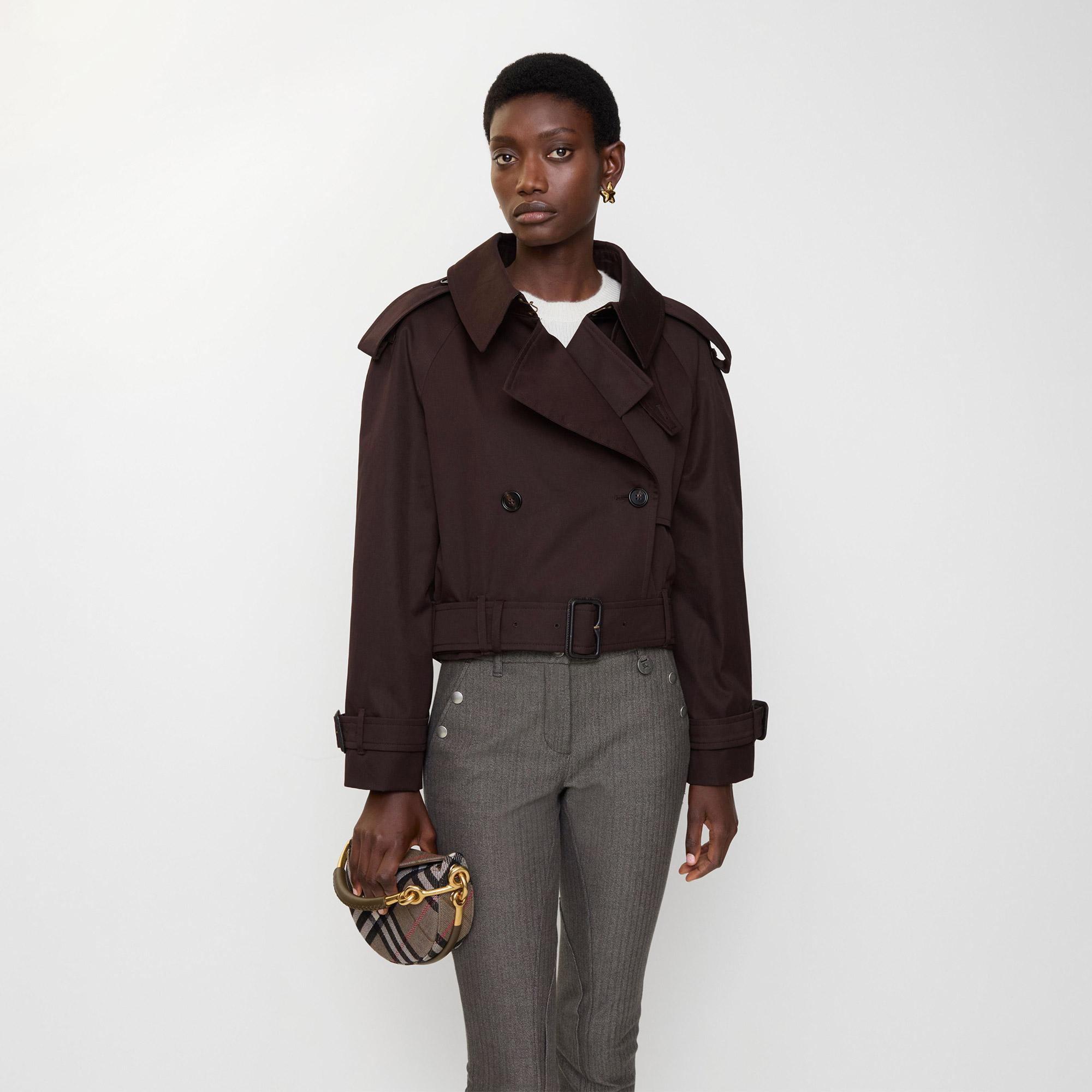 Burberry Dolebury Kadın Kahverengi Pardesü