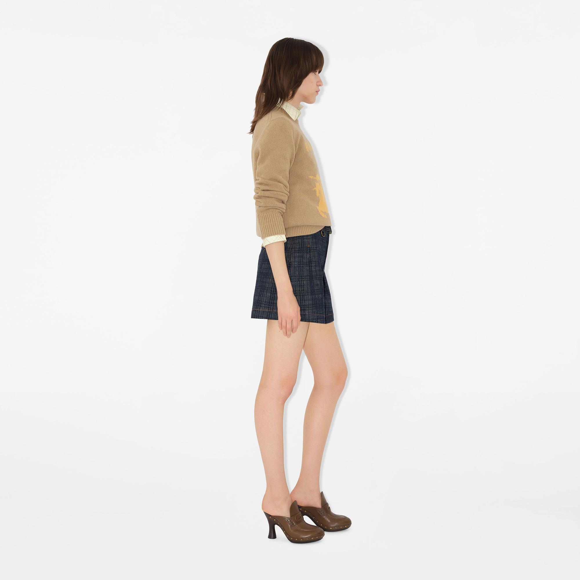 Burberry Wool Cashmere Kadın Bej Triko