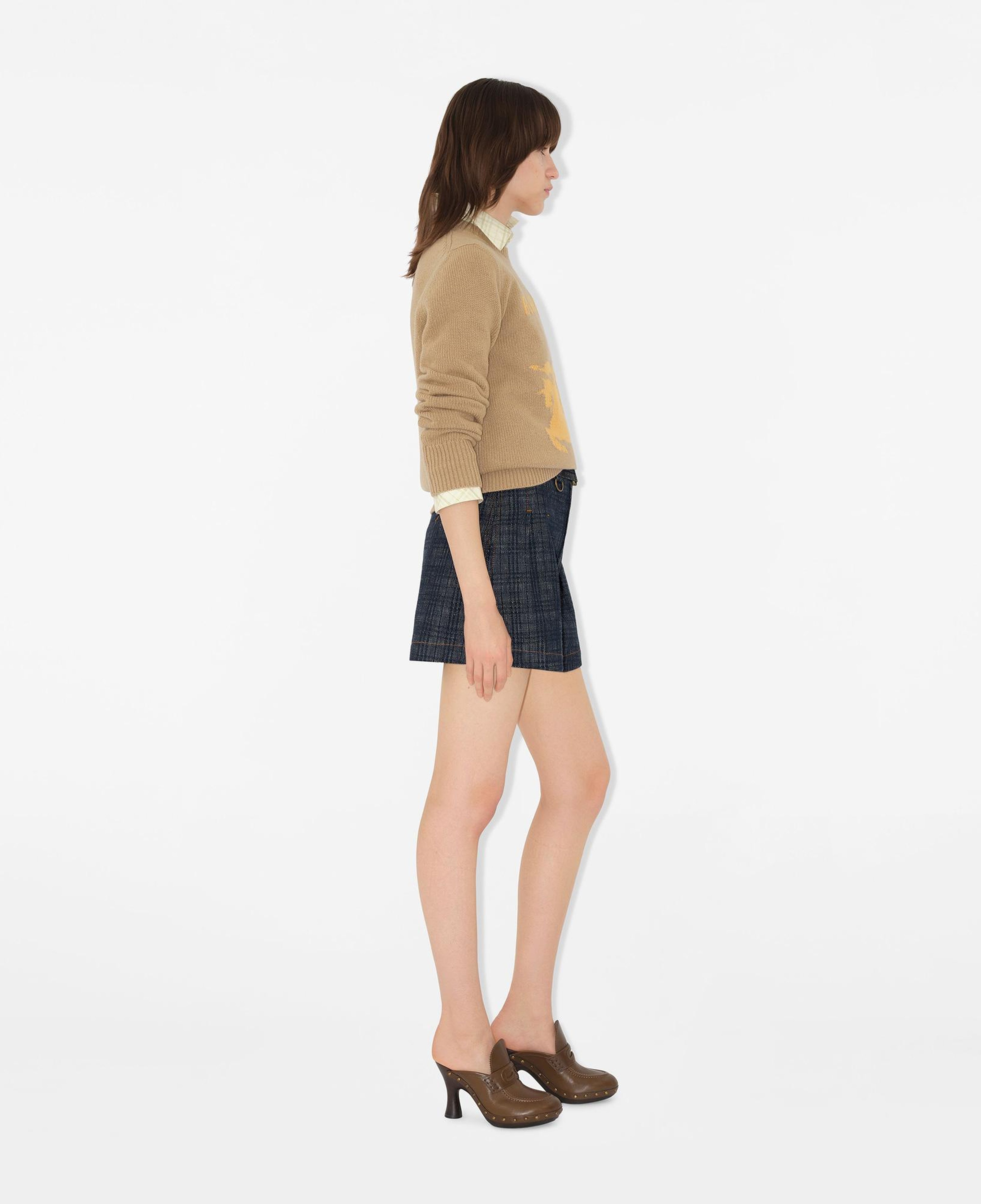 Burberry Wool Cashmere Kadın Bej Triko