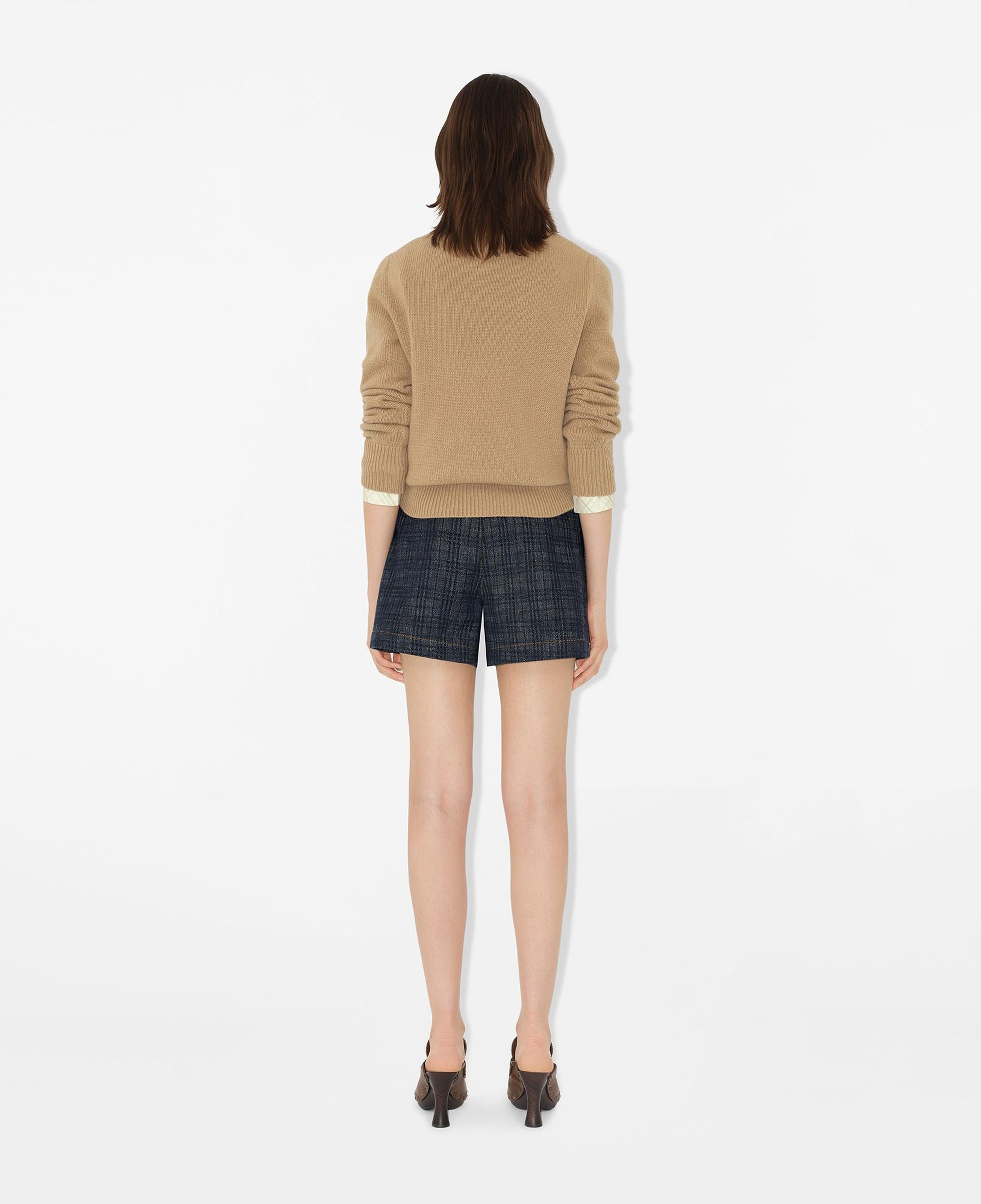 Burberry Wool Cashmere Kadın Bej Triko