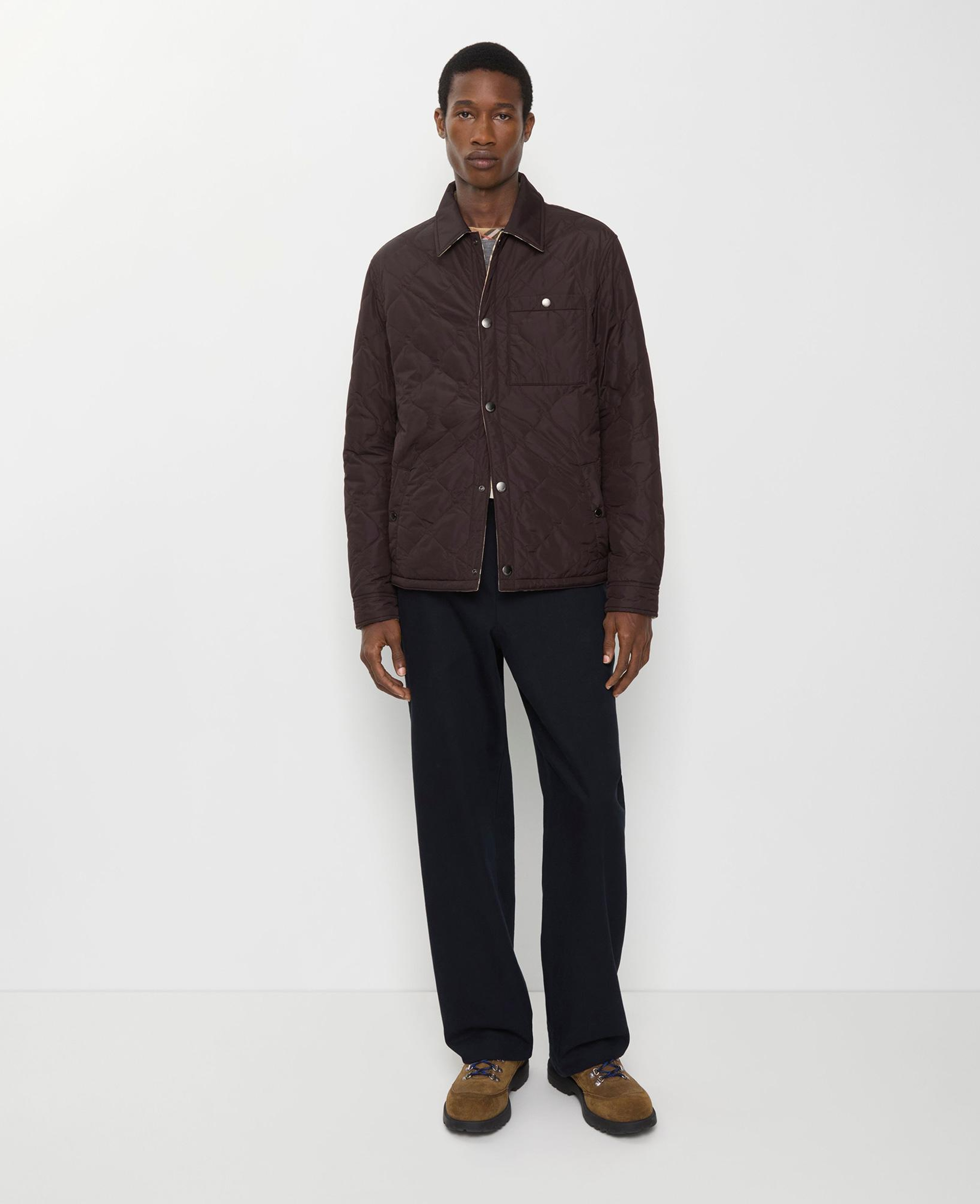 Burberry Brighton Erkek Kahverengi Mont