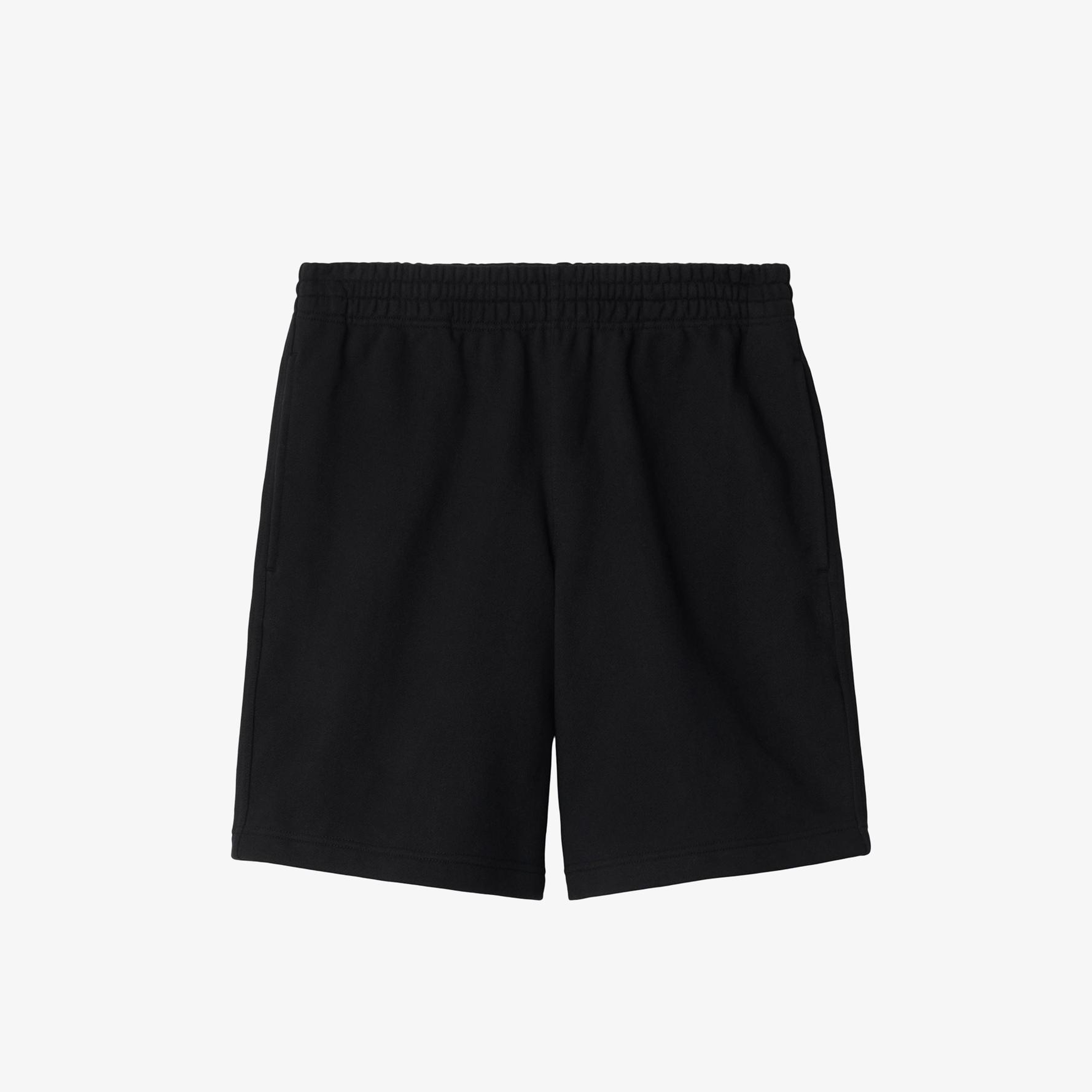 Burberry Rick Cross Stitch Cotton Erkek Siyah Şort