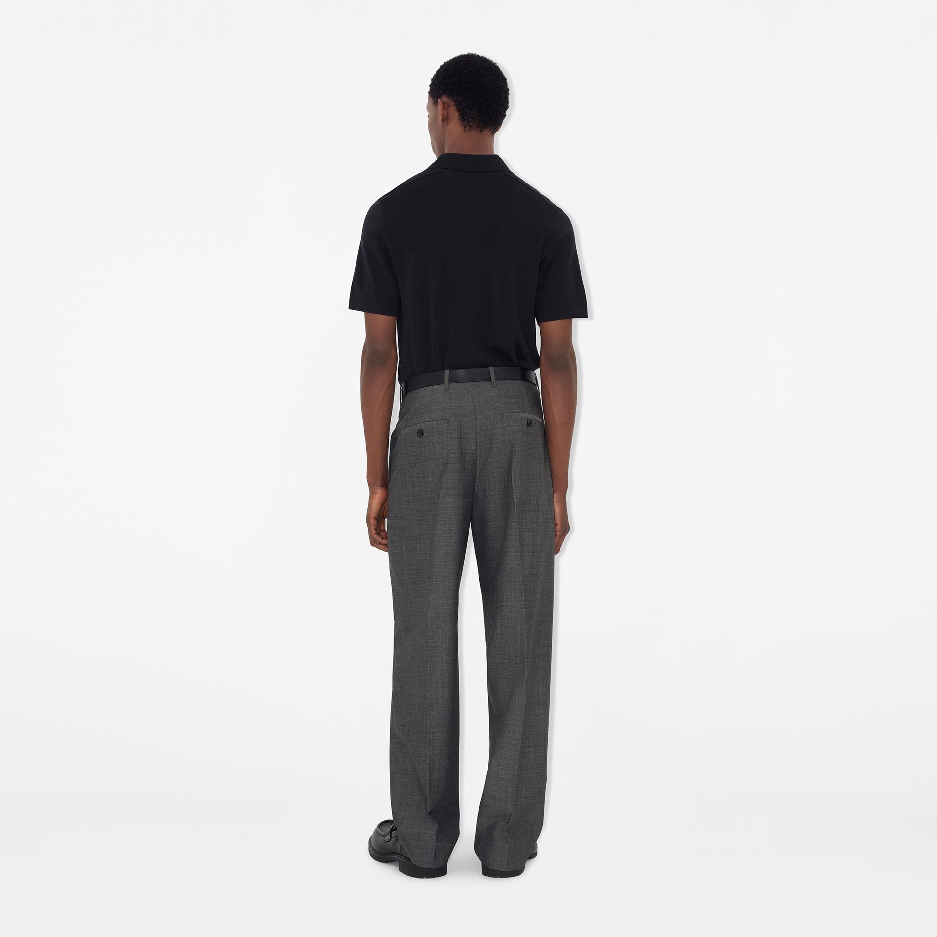 Burberry Marcus Wool Erkek Lacivert Triko