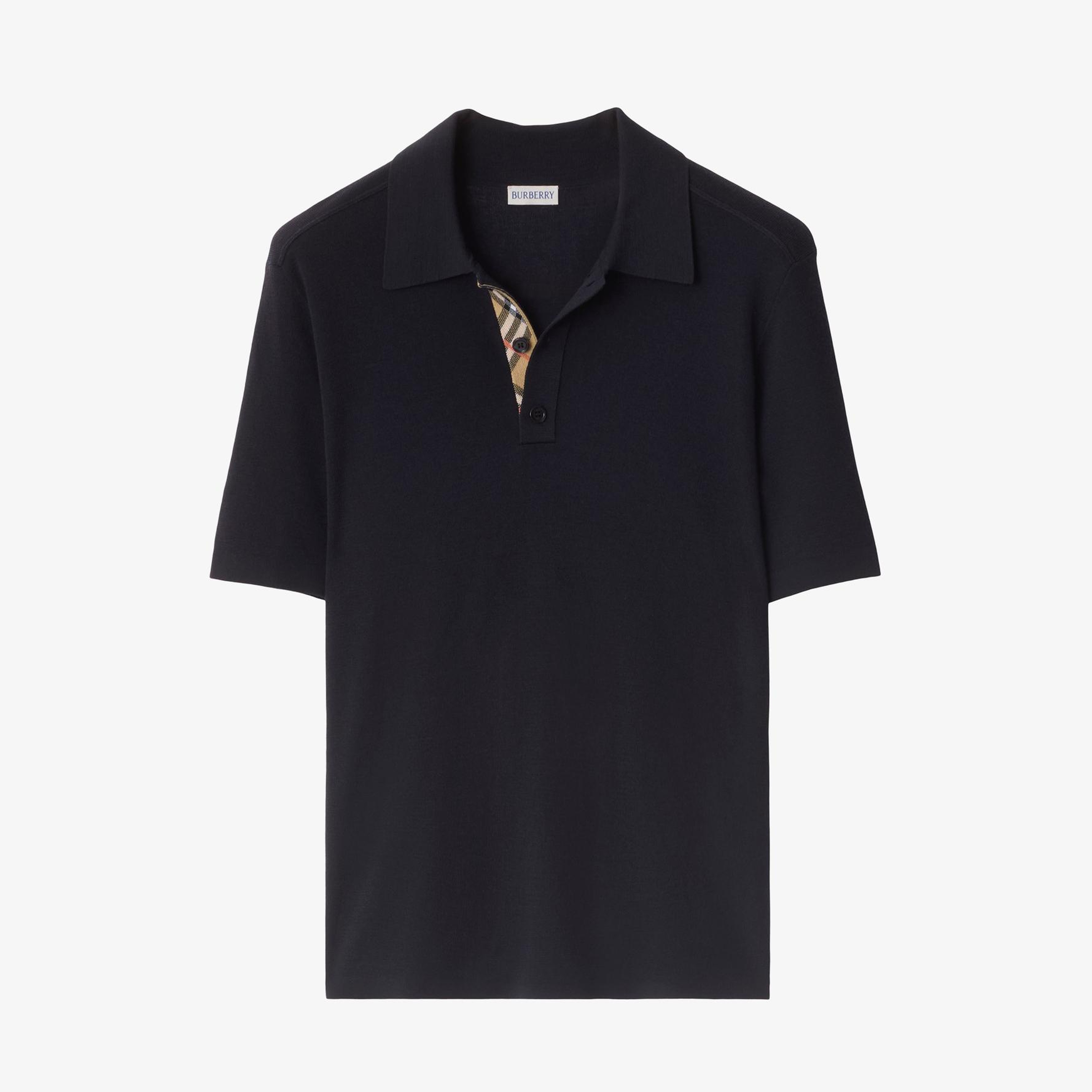 Burberry Marcus Wool Erkek Lacivert Triko