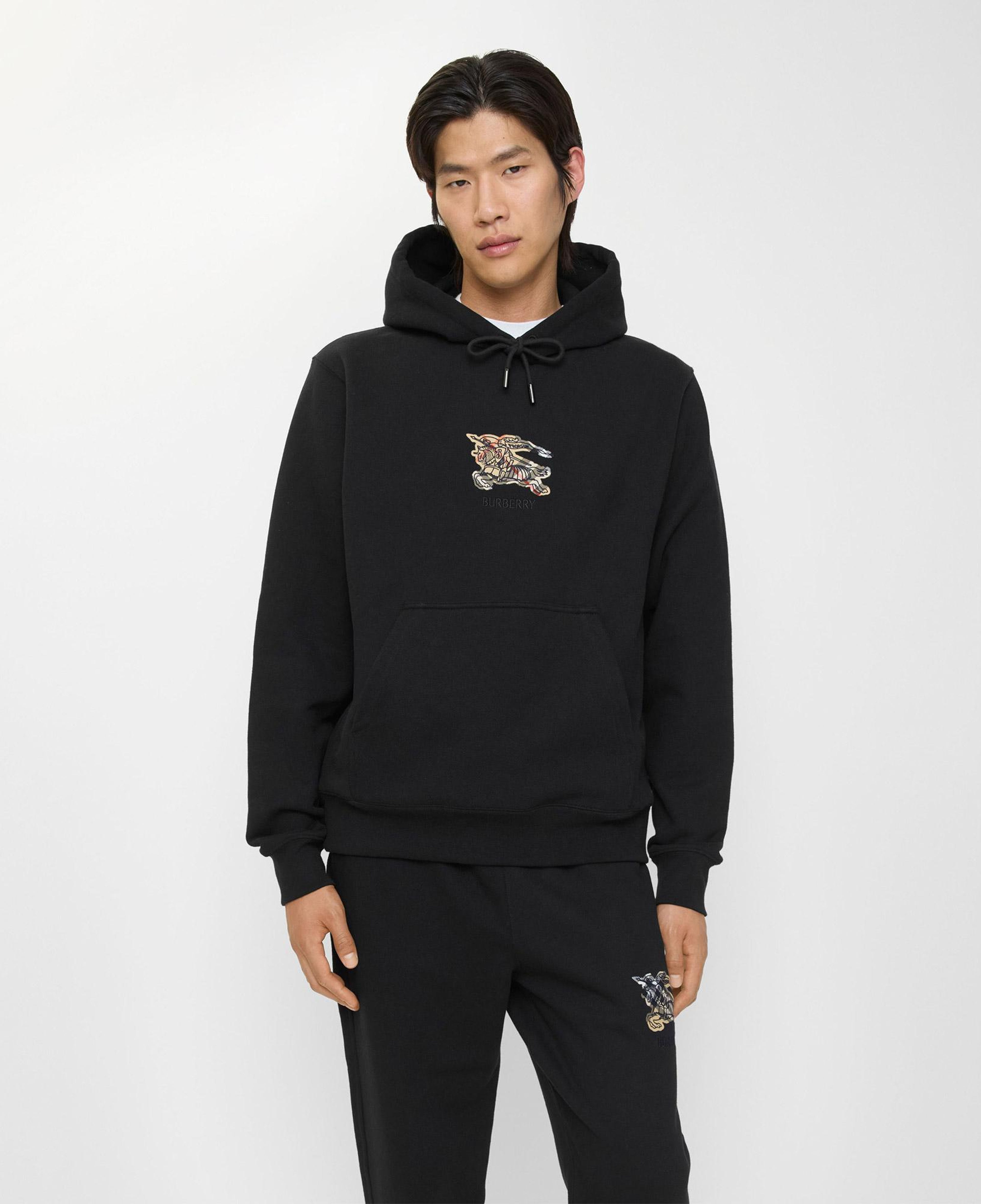 Burberry Simon Erkek Siyah Sweatshirt
