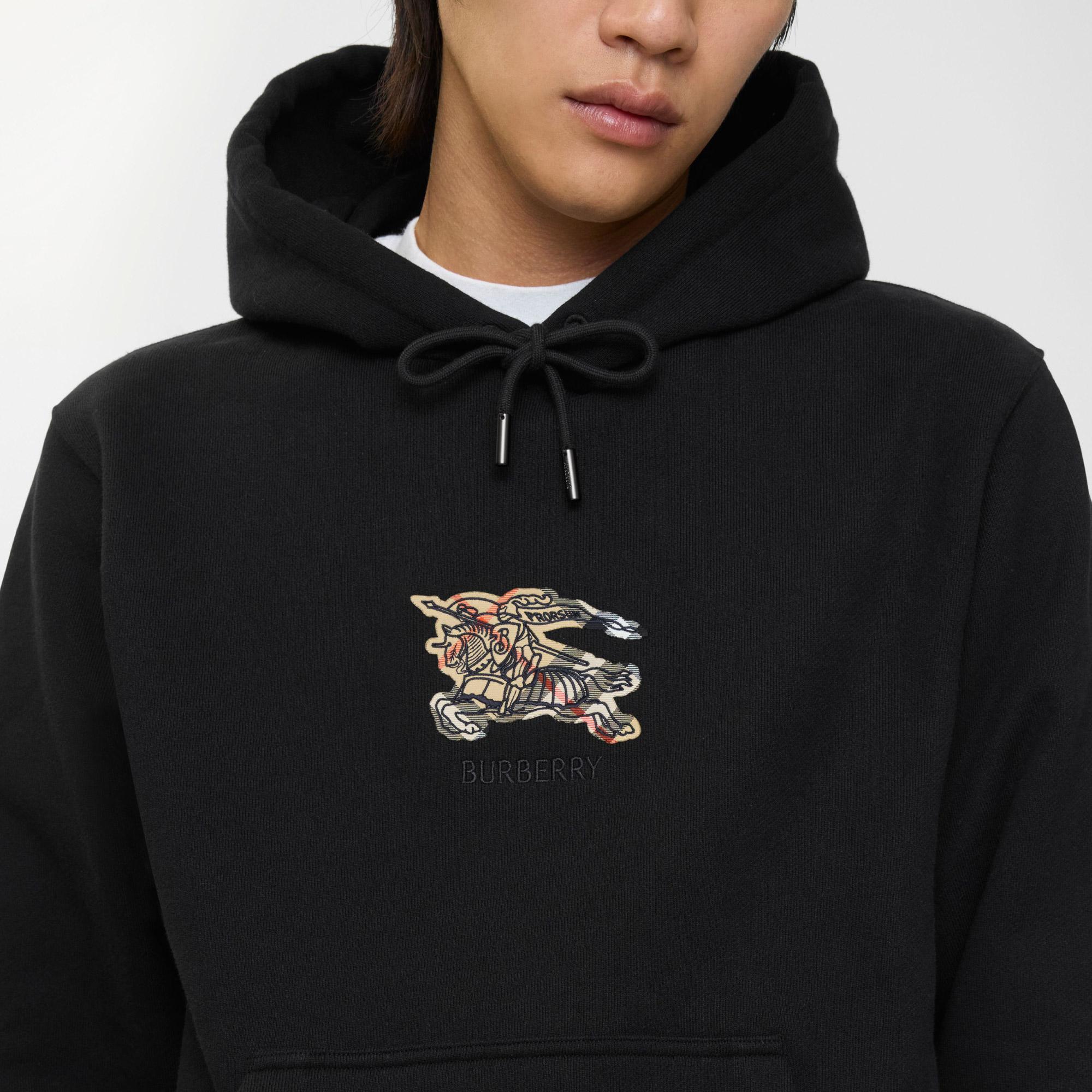 Burberry Simon Erkek Siyah Sweatshirt