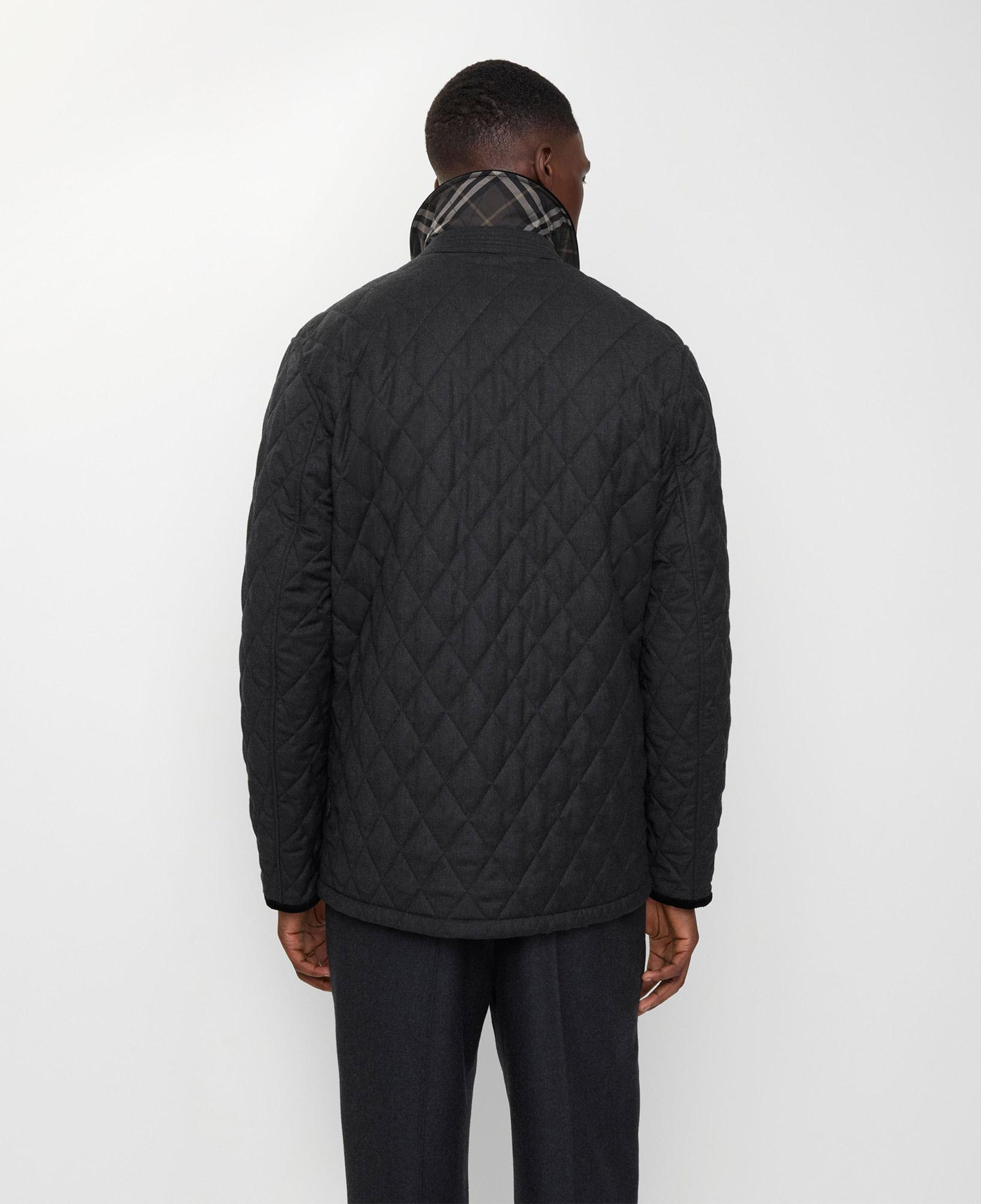 Burberry Haddington Erkek Gri Mont