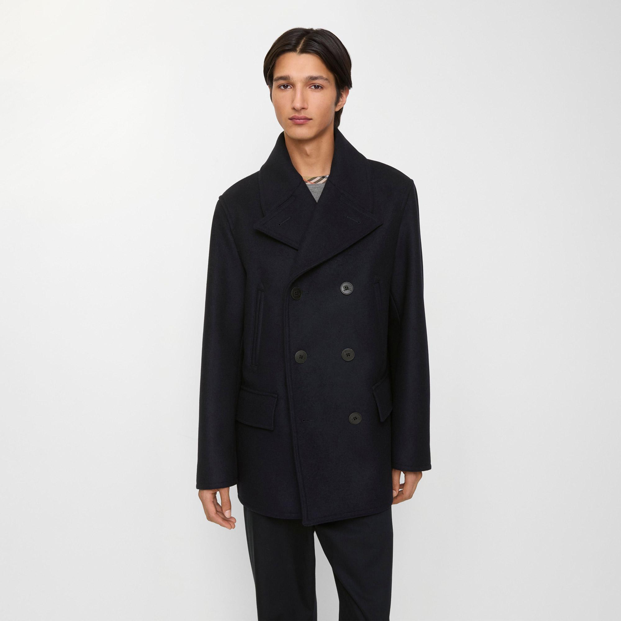 Burberry Shelborne Erkek Lacivert Kaban