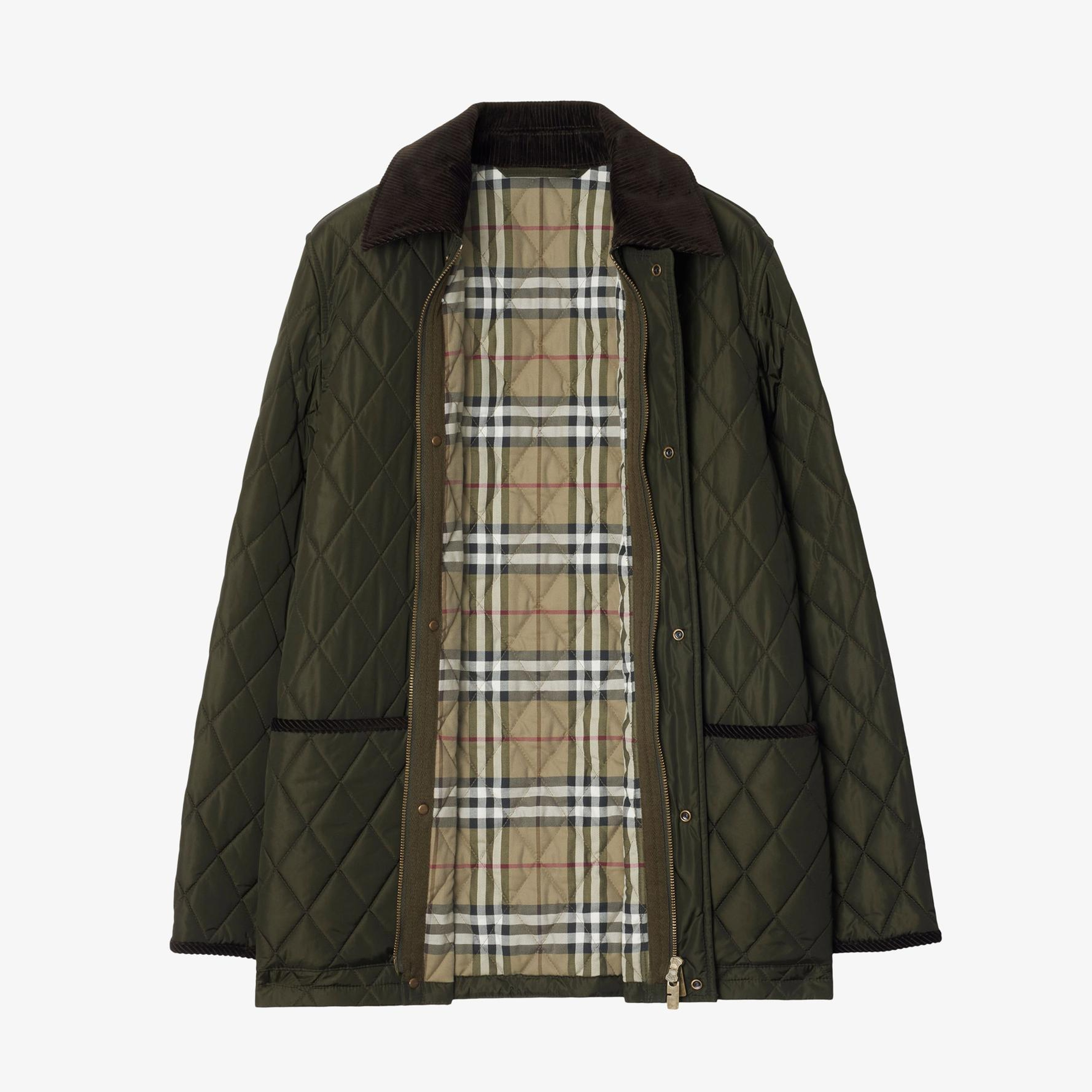 Burberry Tal Kadın Haki Mont