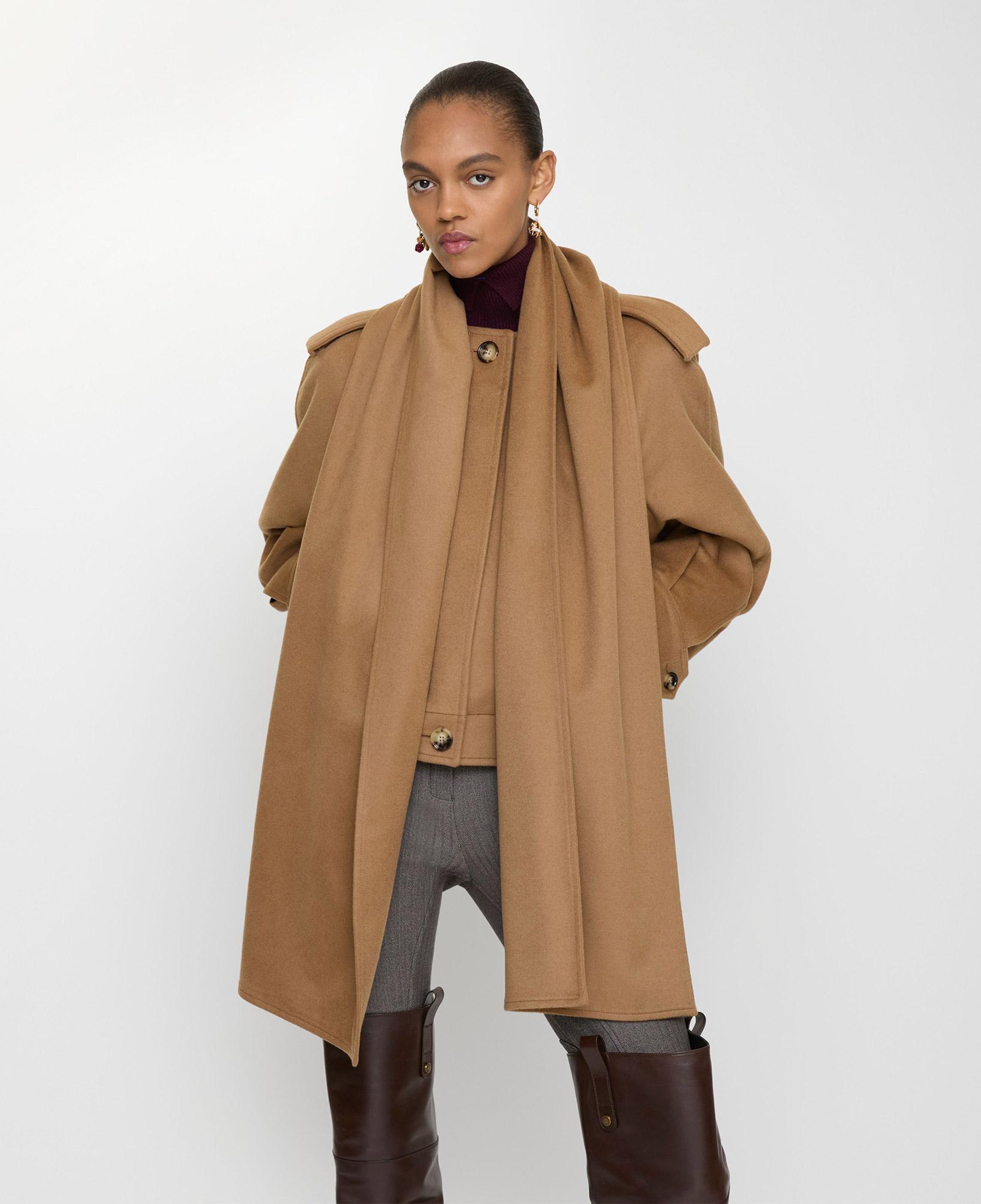 Burberry Oldbrook Kadın Bej Kaban