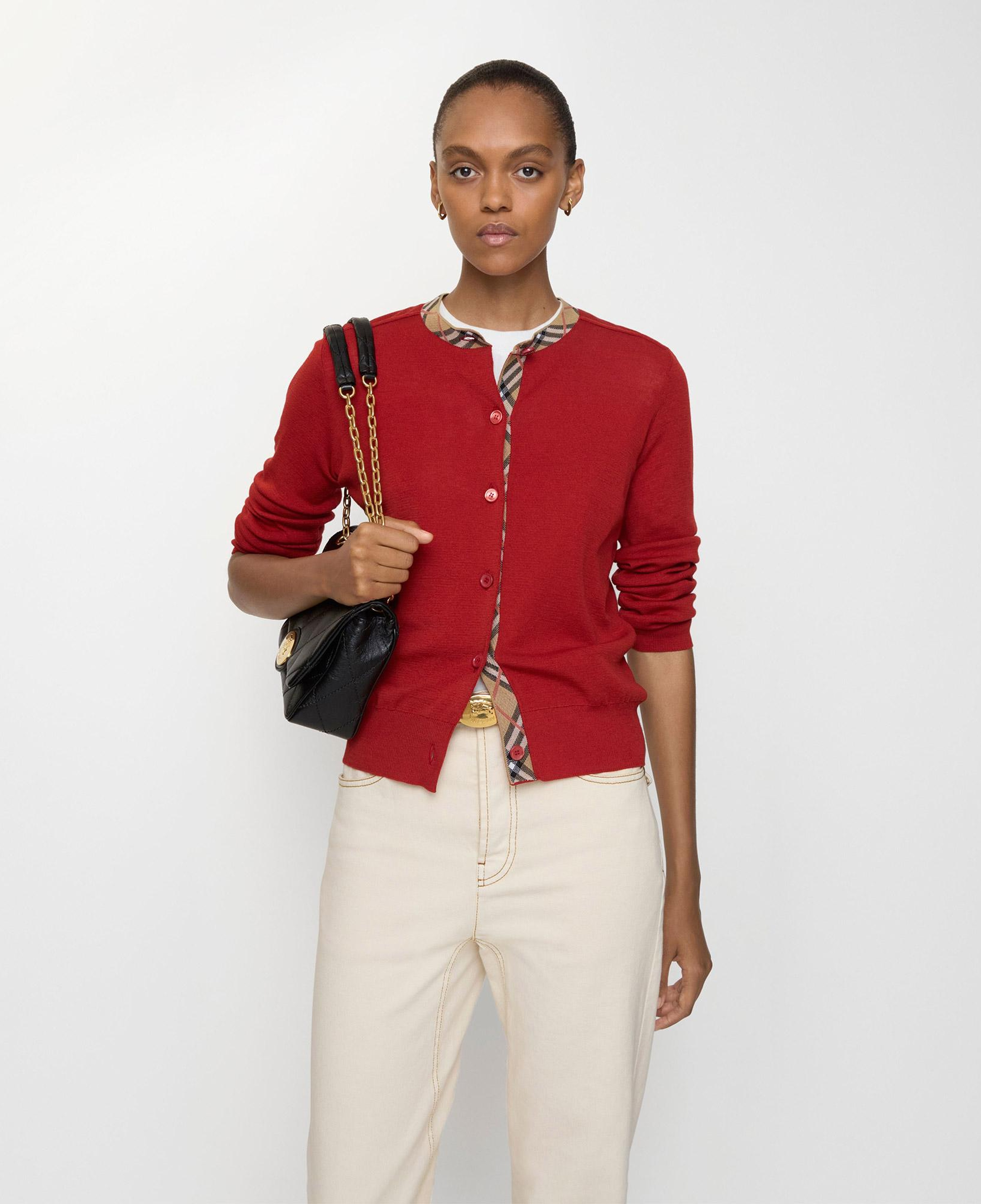 Burberry Margot Ct Kadın Kırmızı Hırka