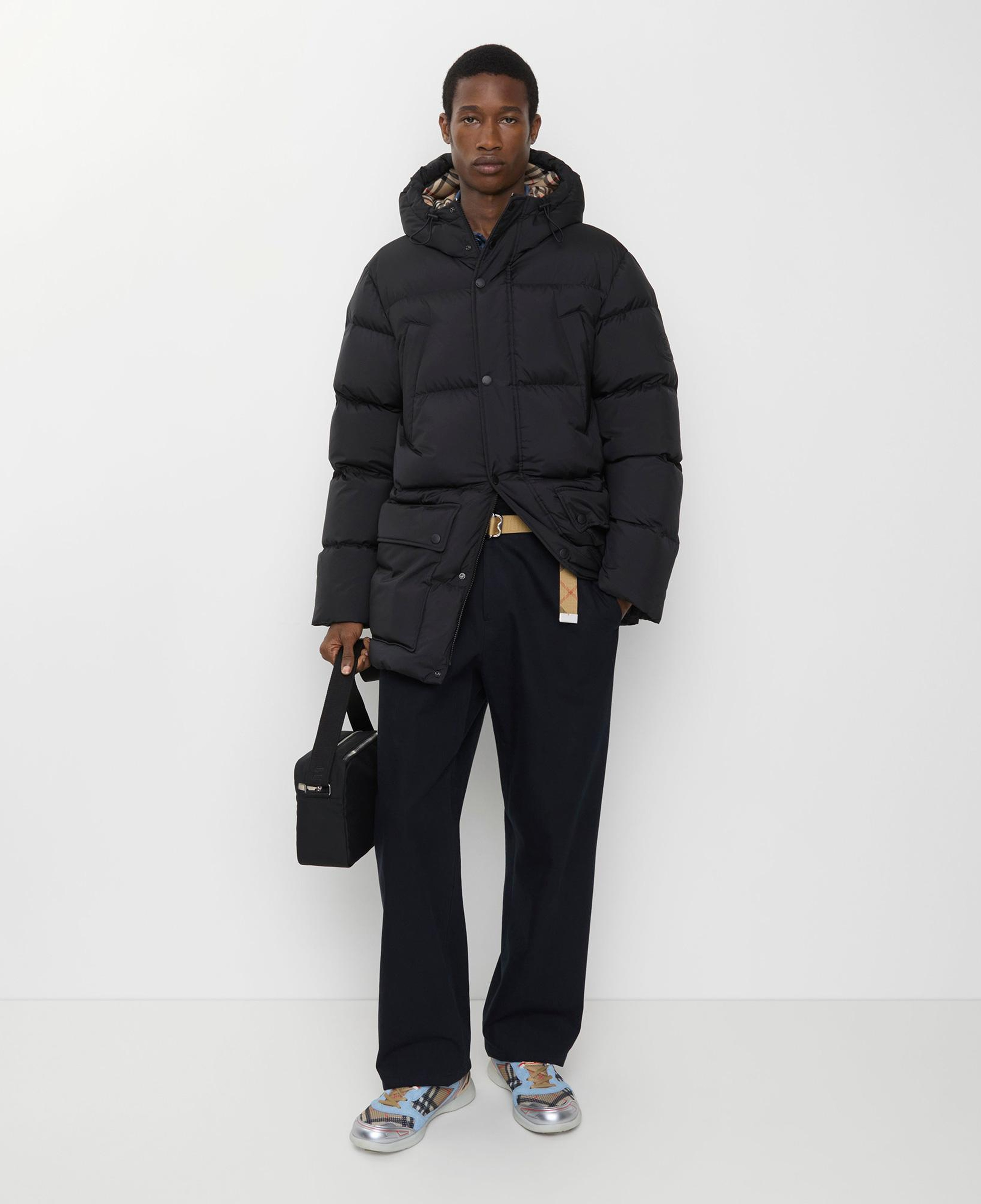 Burberry Burford Erkek Siyah Mont