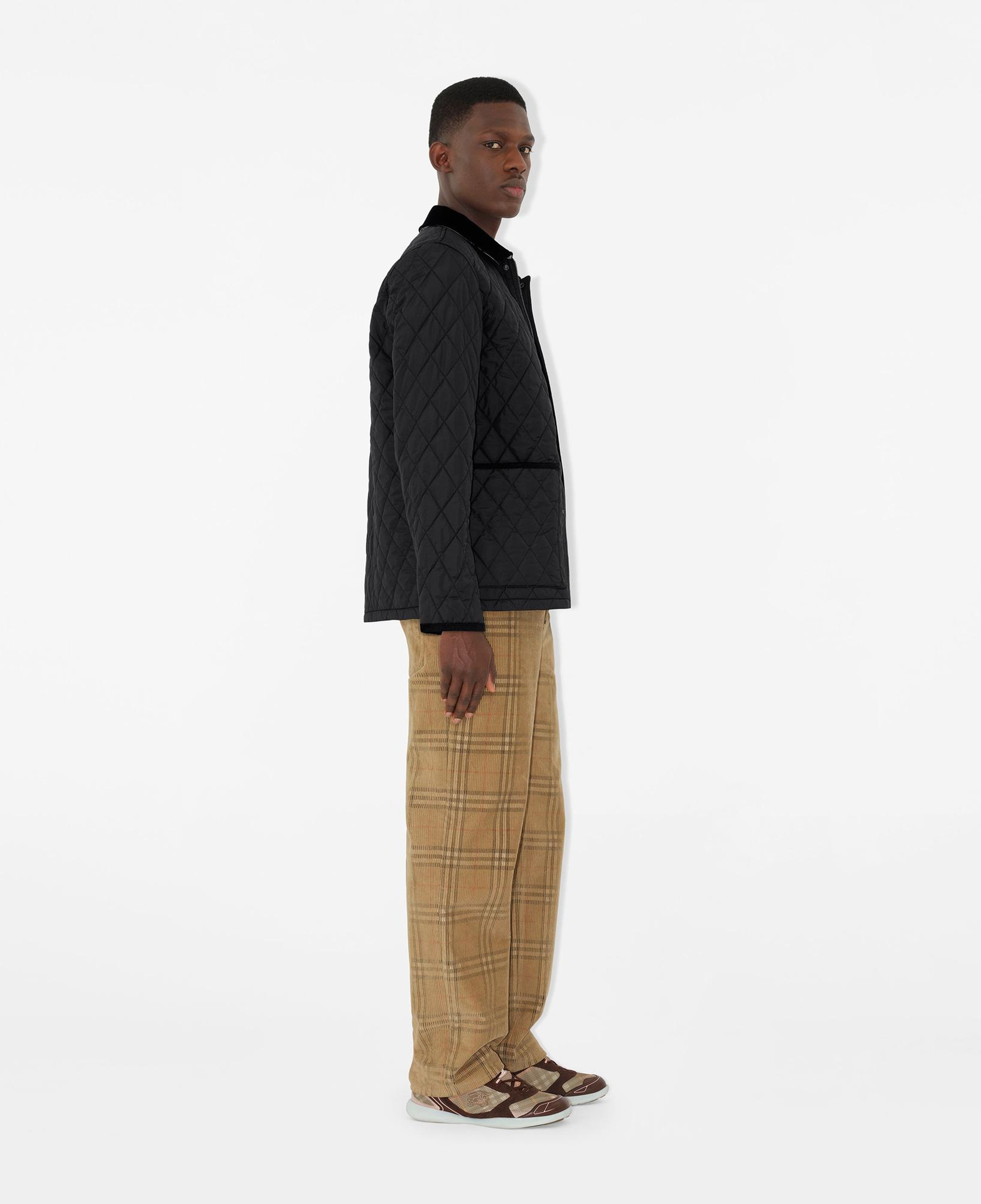 Burberry Haddington Quilted Nylon Barn Erkek Siyah Mont