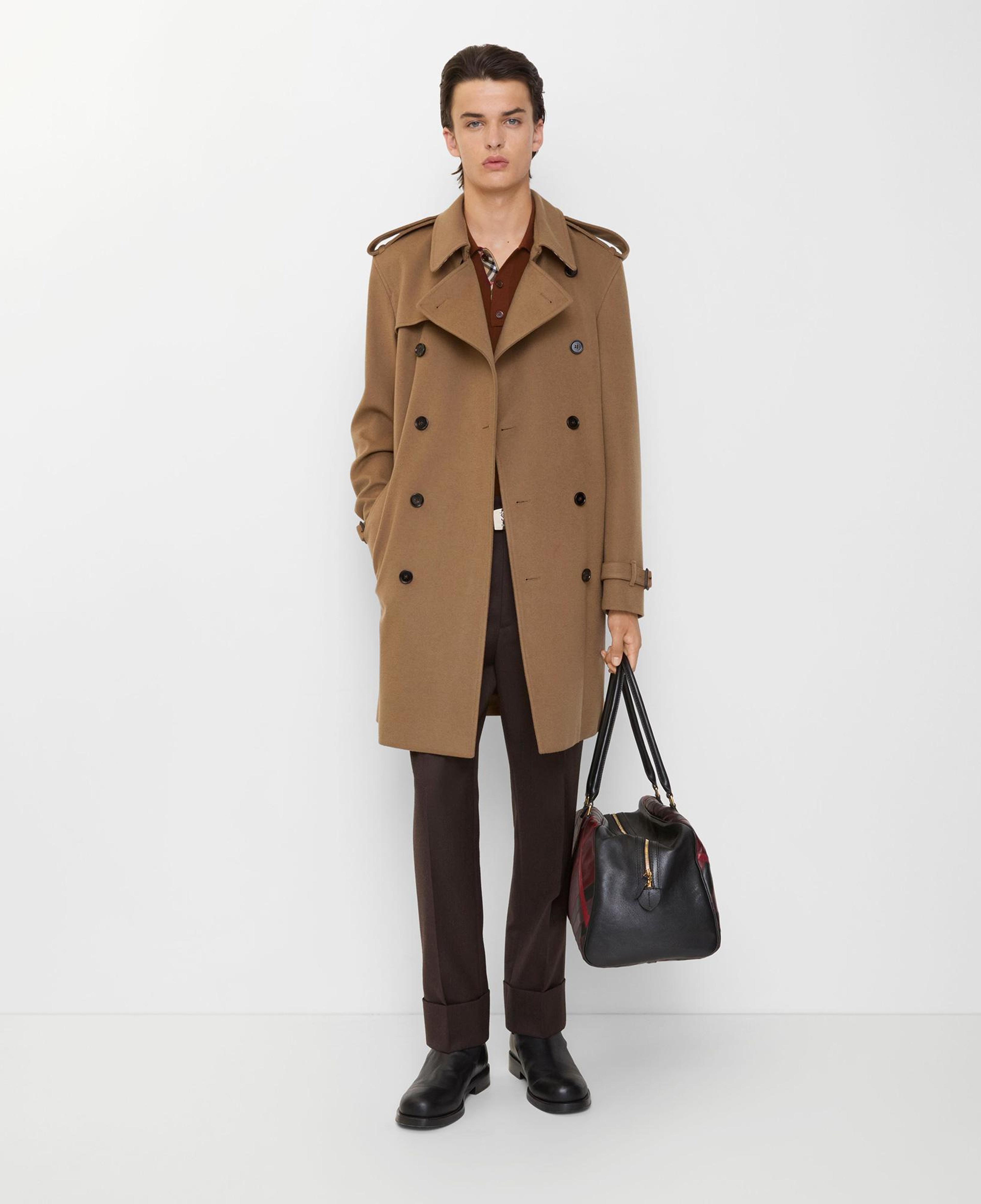 Burberry Hastings Erkek Bej Kaban