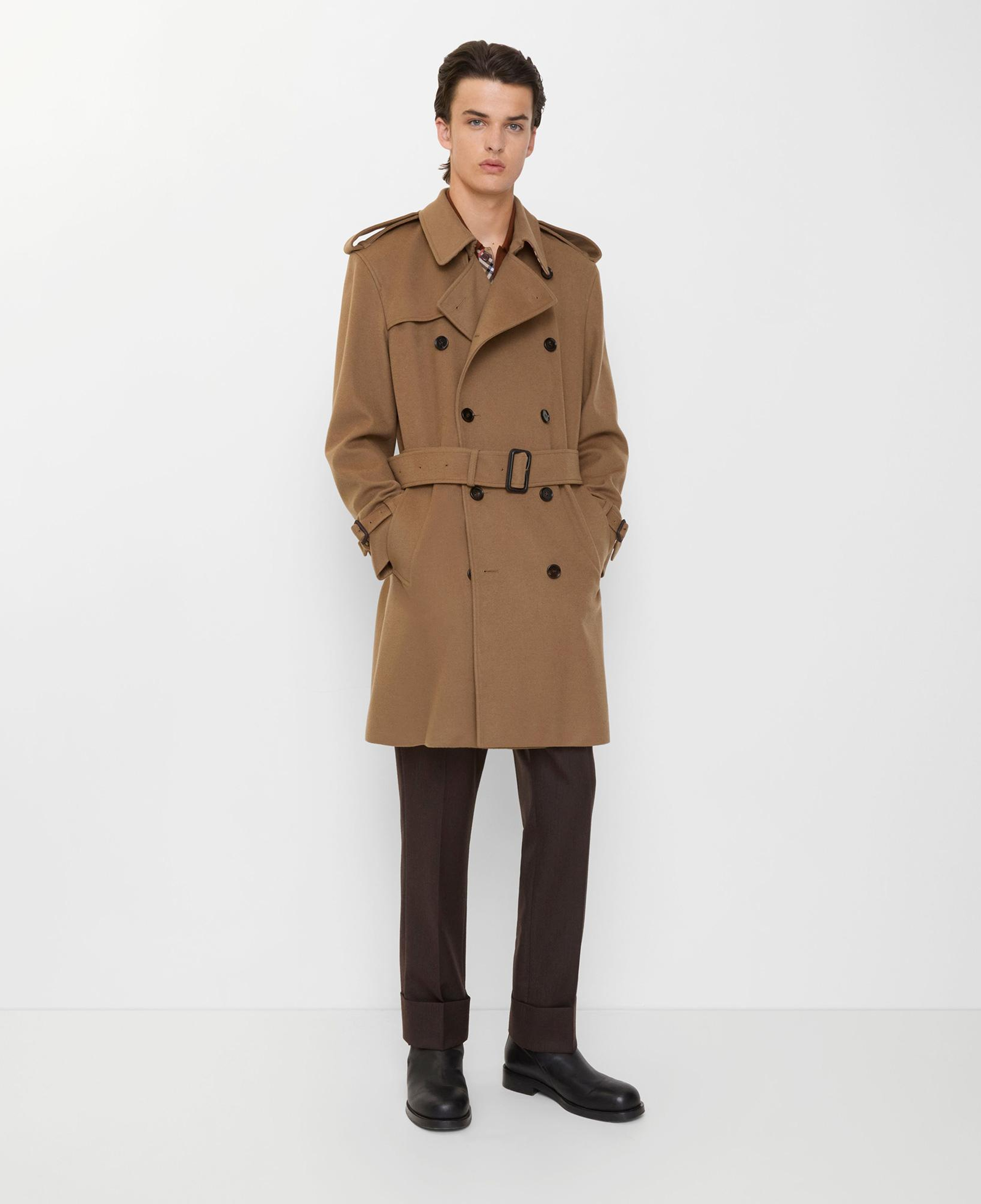 Burberry Hastings Erkek Bej Kaban