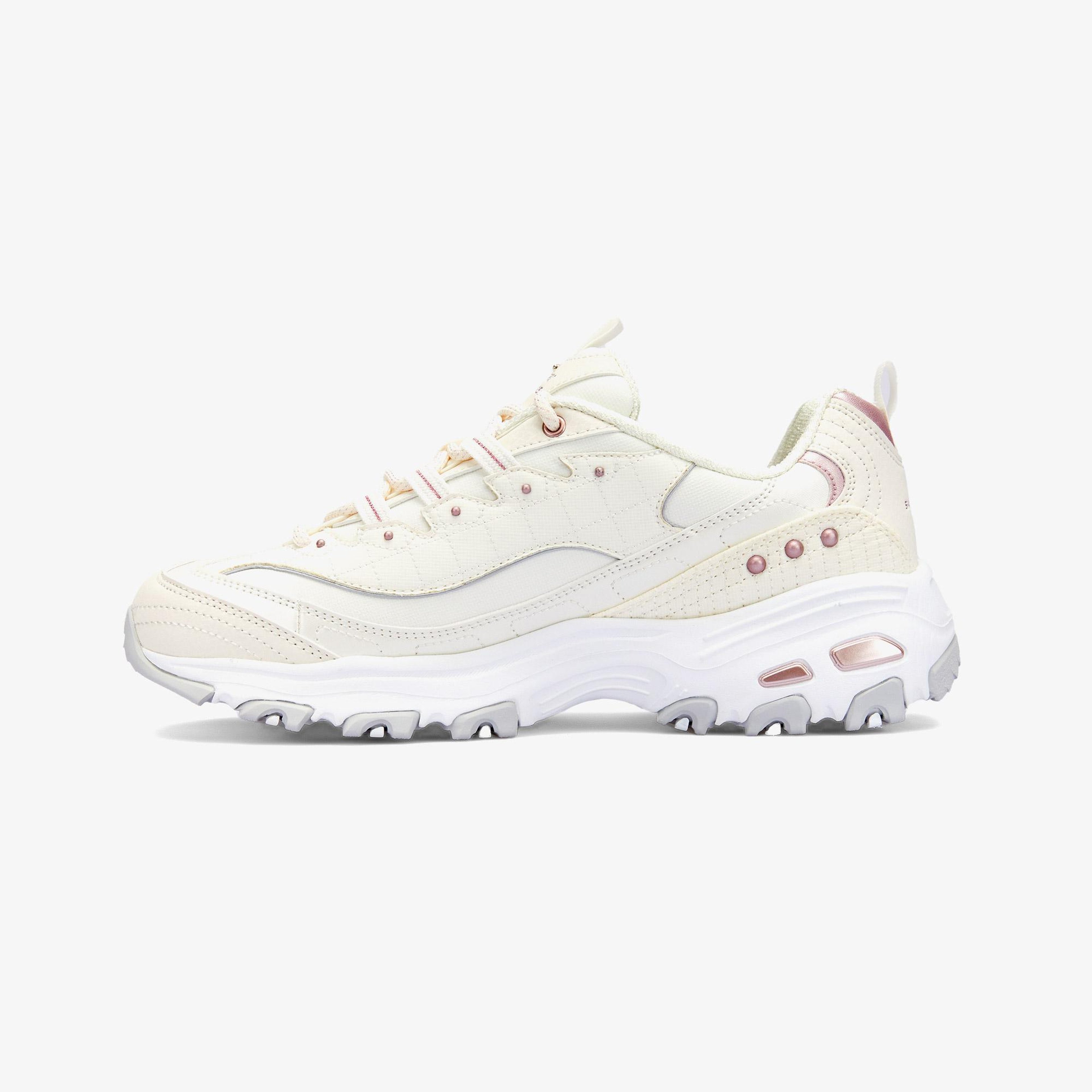 Skechers D'Lites Kadın Beyaz Sneaker