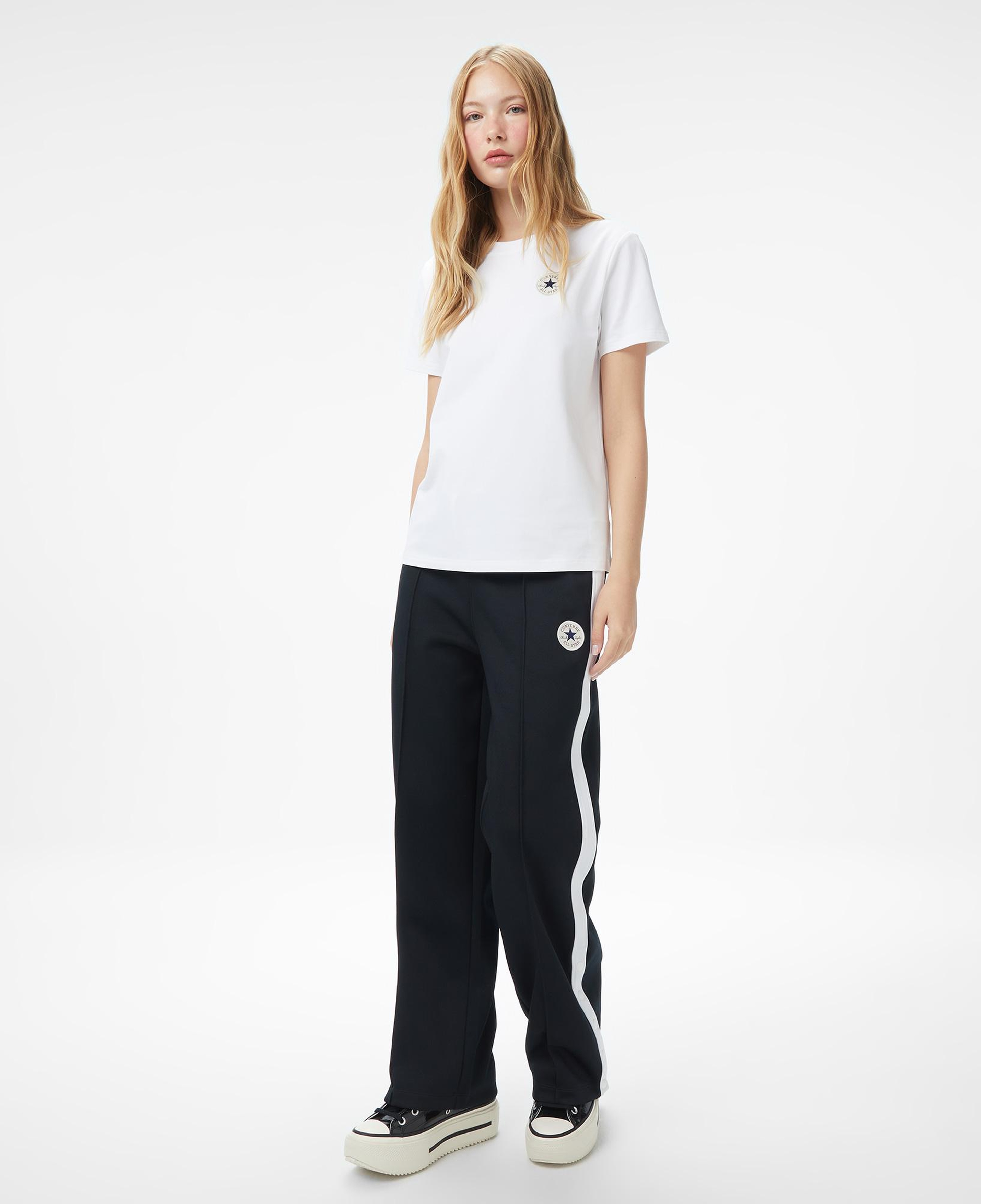 Converse Kadın Beyaz T-Shirt