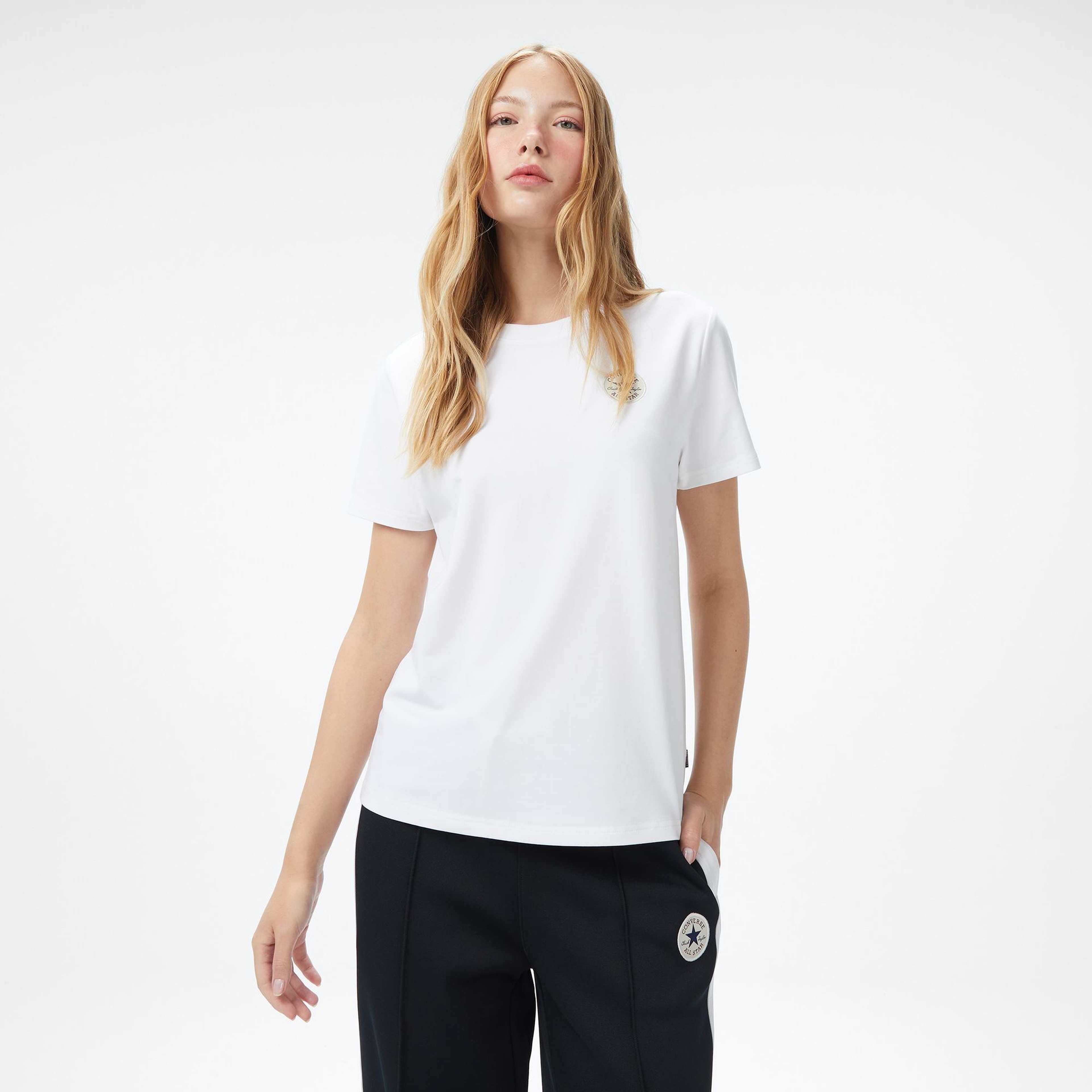 Converse Kadın Beyaz T-Shirt