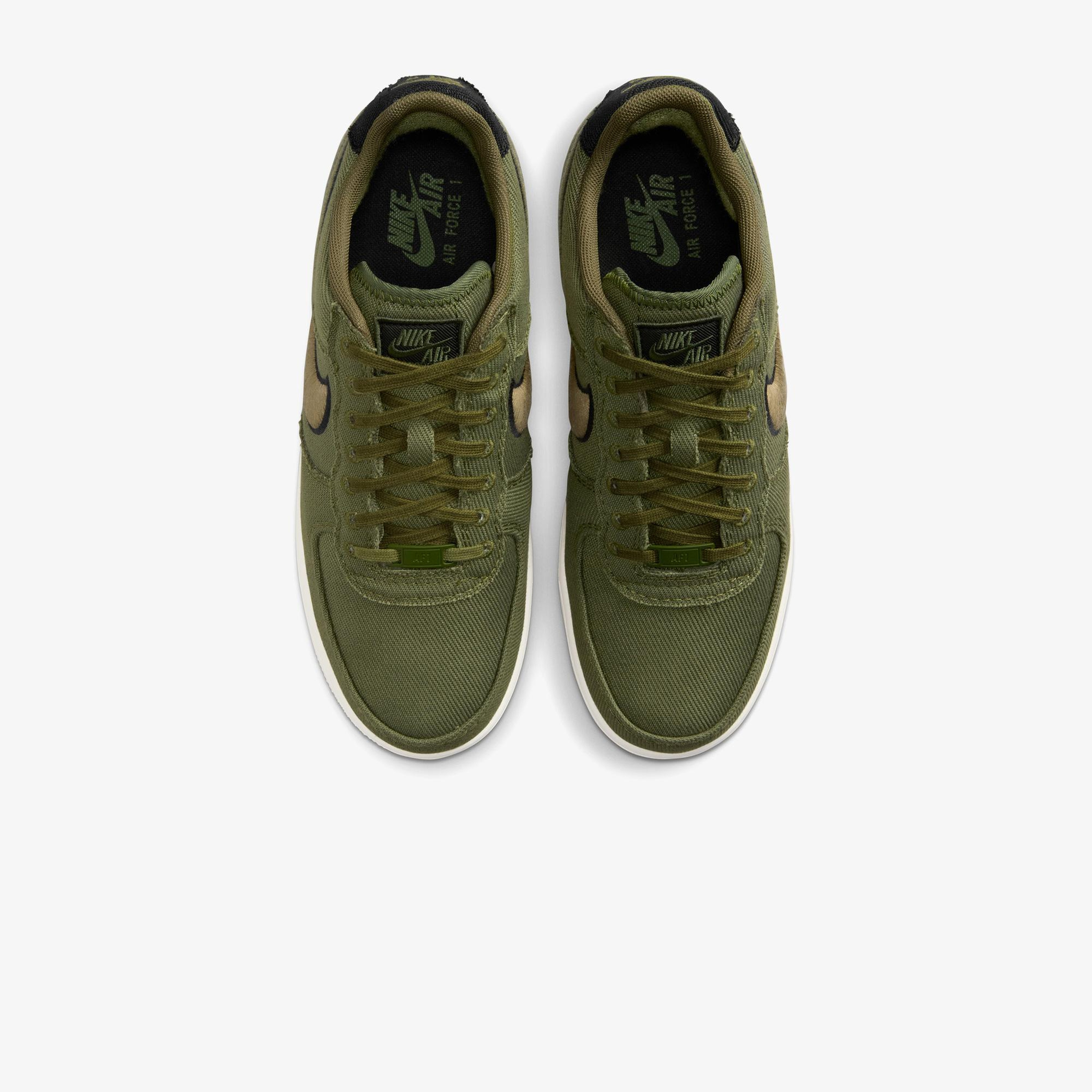 Nike Air Force 1 Low Canvas Erkek Yeşil Spor Ayakkabı HV1204-301
