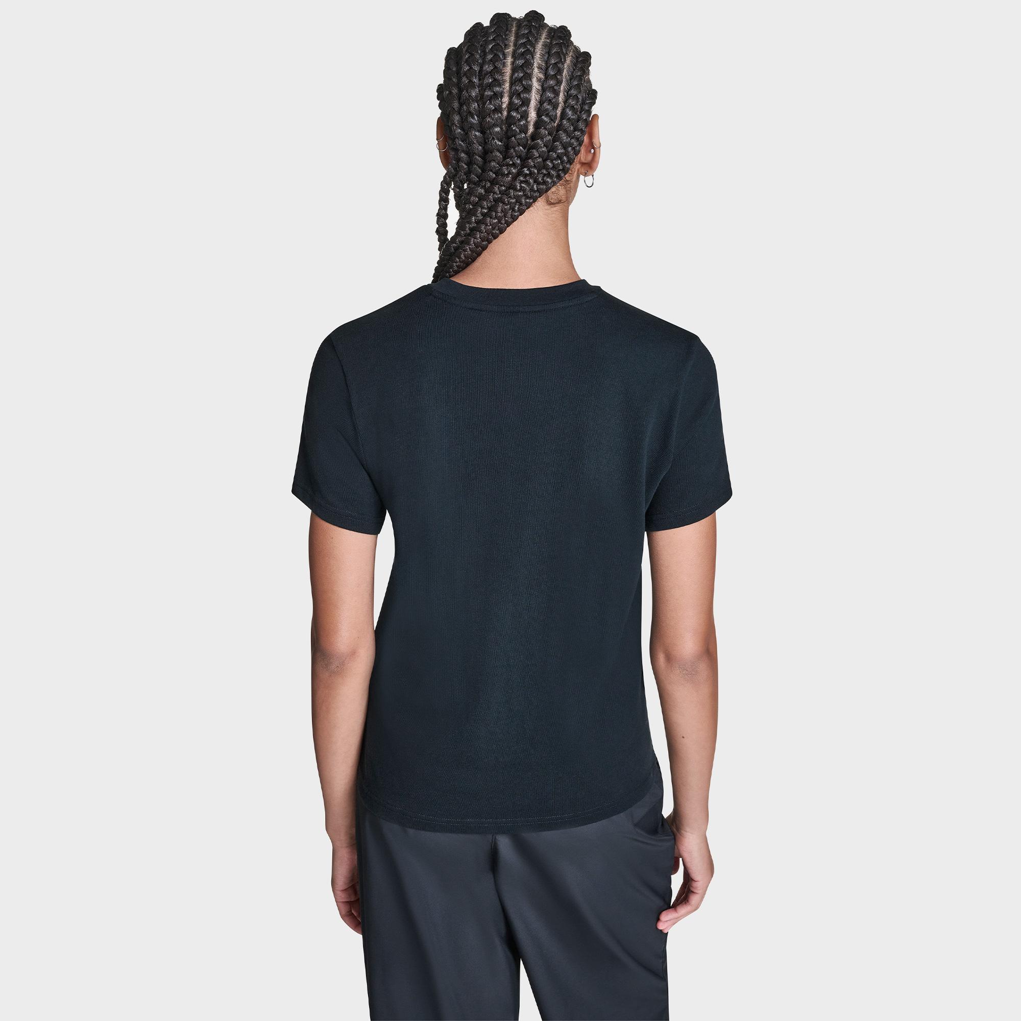 Converse Kadın Siyah T-Shirt