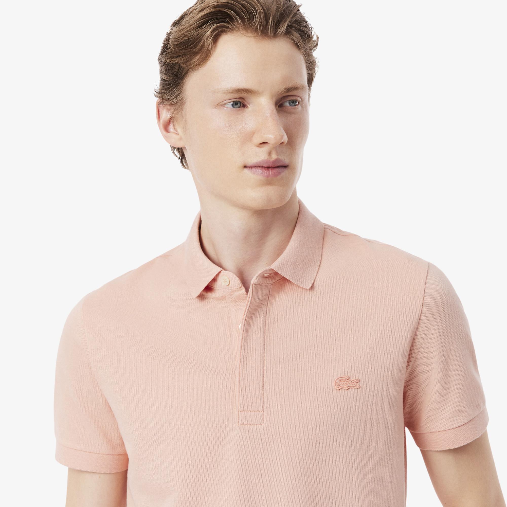 Lacoste Erkek Regular Fit Pembe Paris Polo