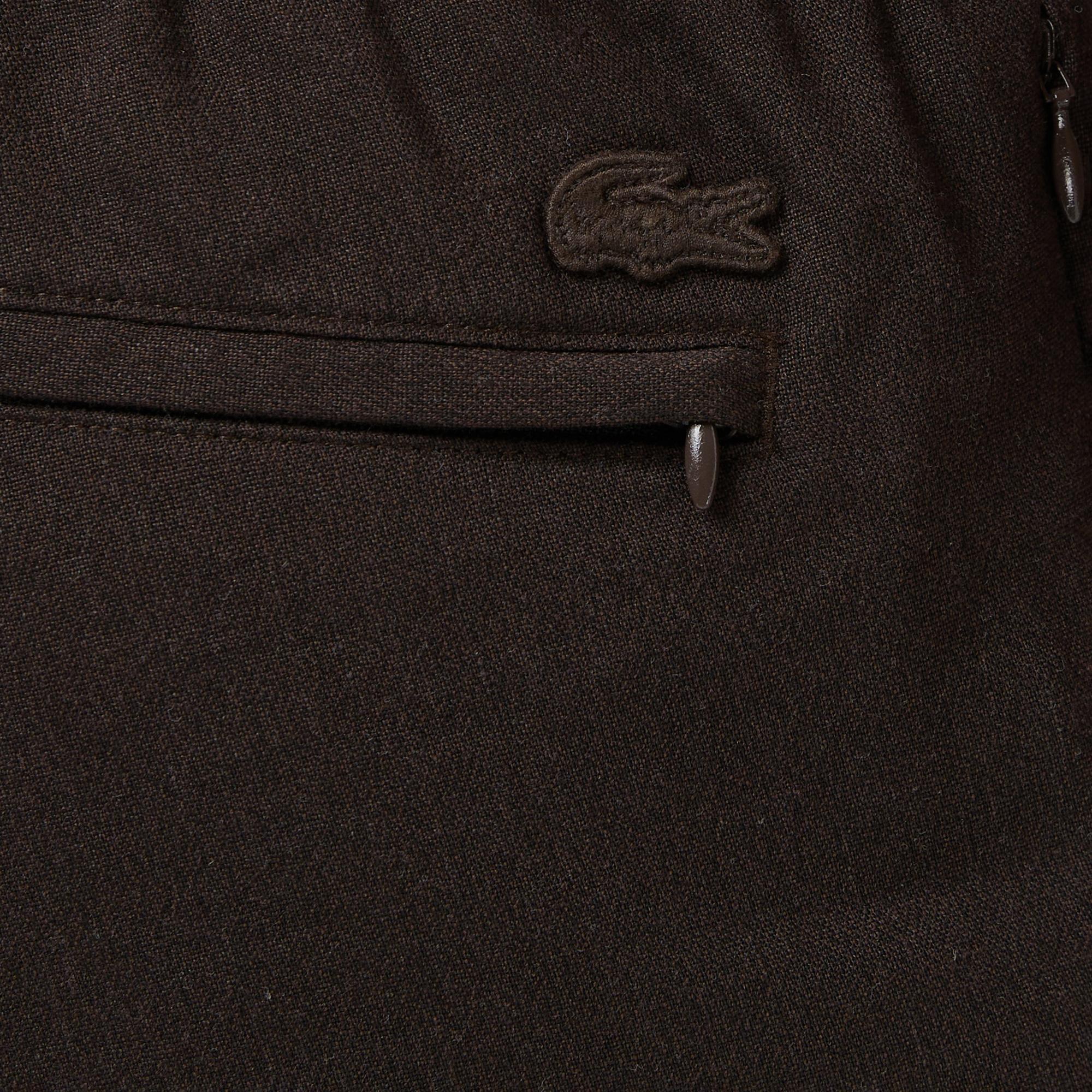 Lacoste Erkek Tapered Fit Kahverengi Pantolon