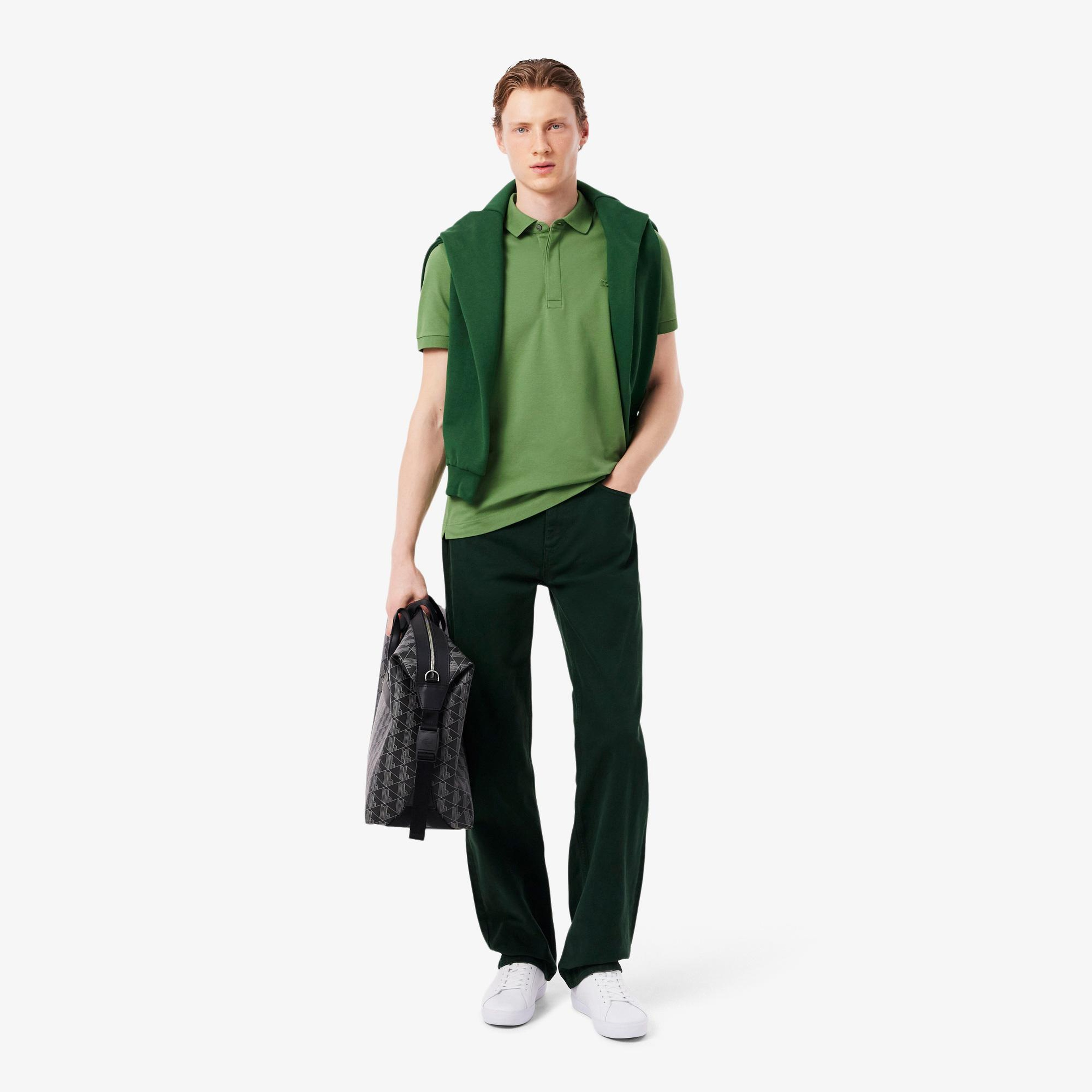Lacoste Erkek Regular Fit Yeşil Paris Polo