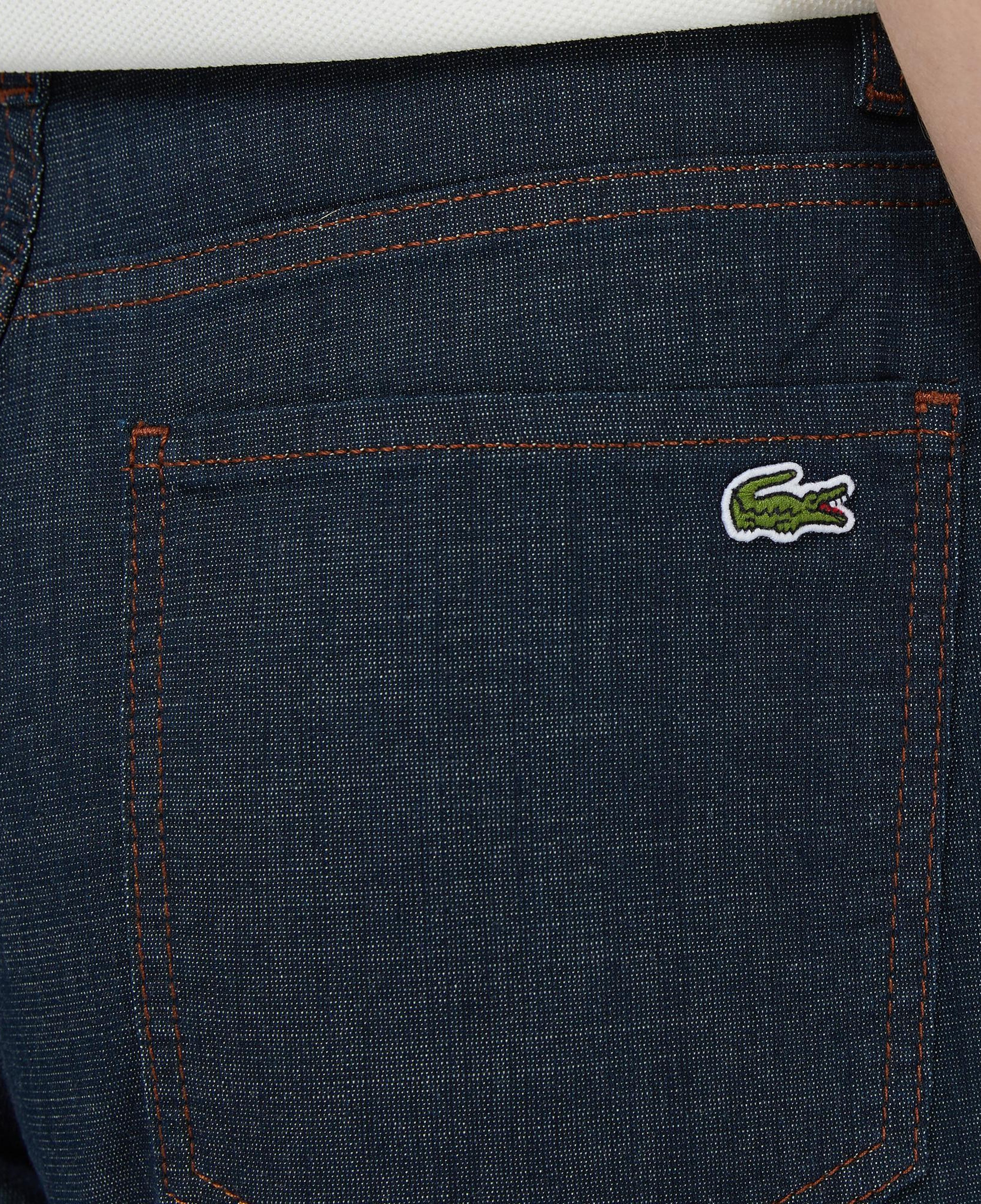 Lacoste Kadın Regular Fit Koyu Mavi Jean Pantolon