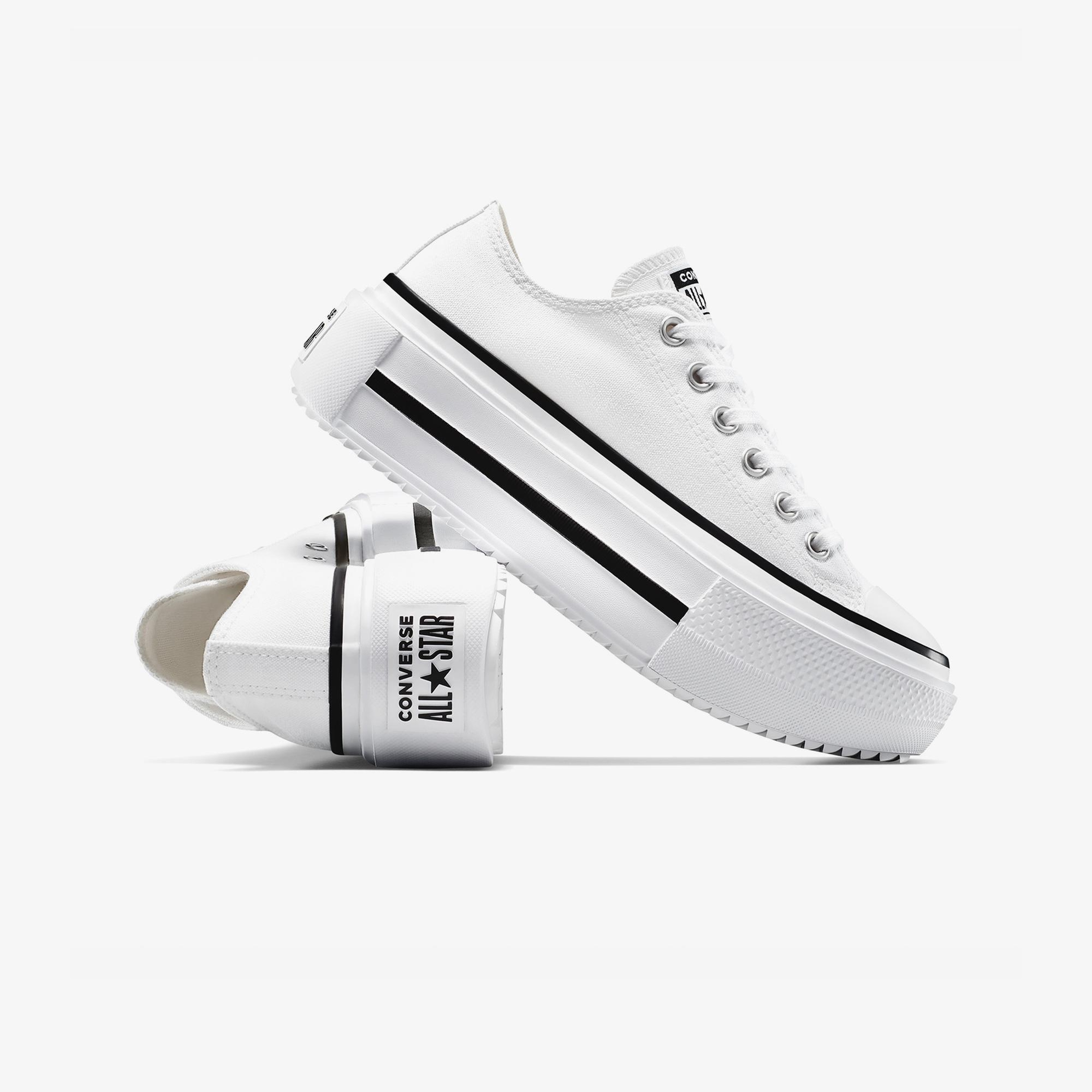 Converse Chuck Taylor All Star Lift Double Stack Platform Unisex Beyaz Sneaker