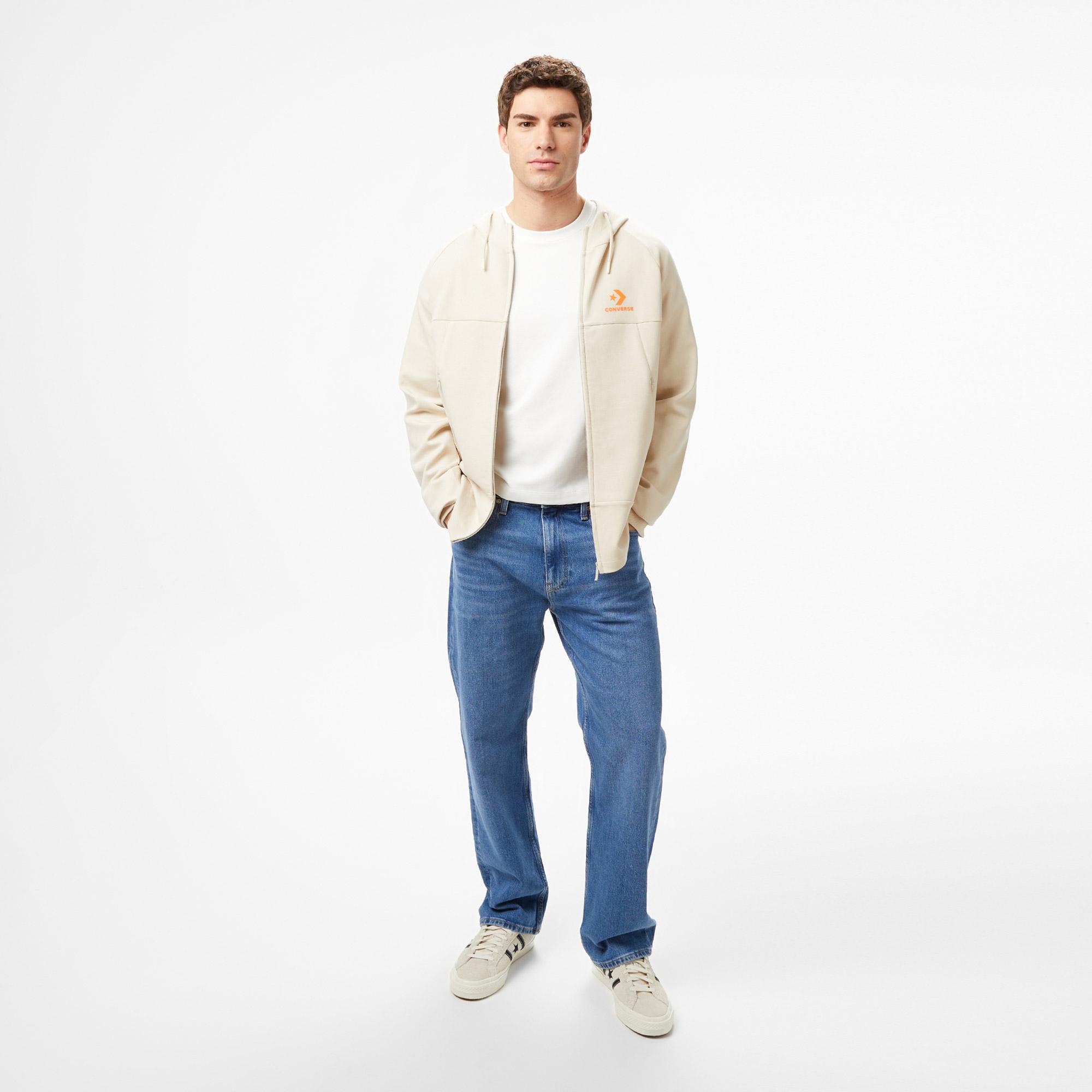 Converse Erkek Bej Sweatshirt