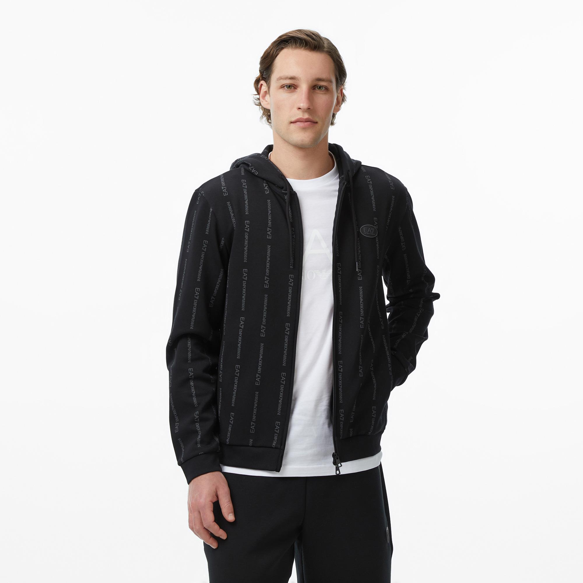 EA7 Erkek Siyah Sweatshirt