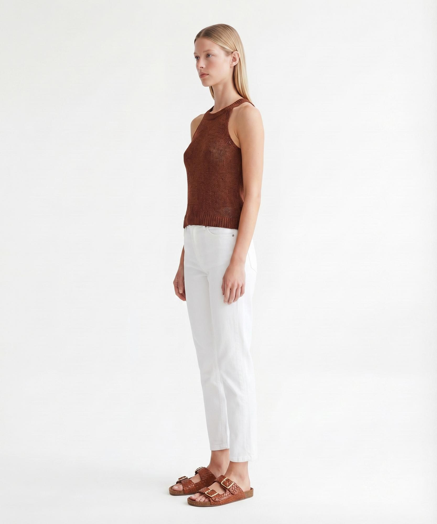 YARGICI Regular Halter Yaka Kolsuz Kazak