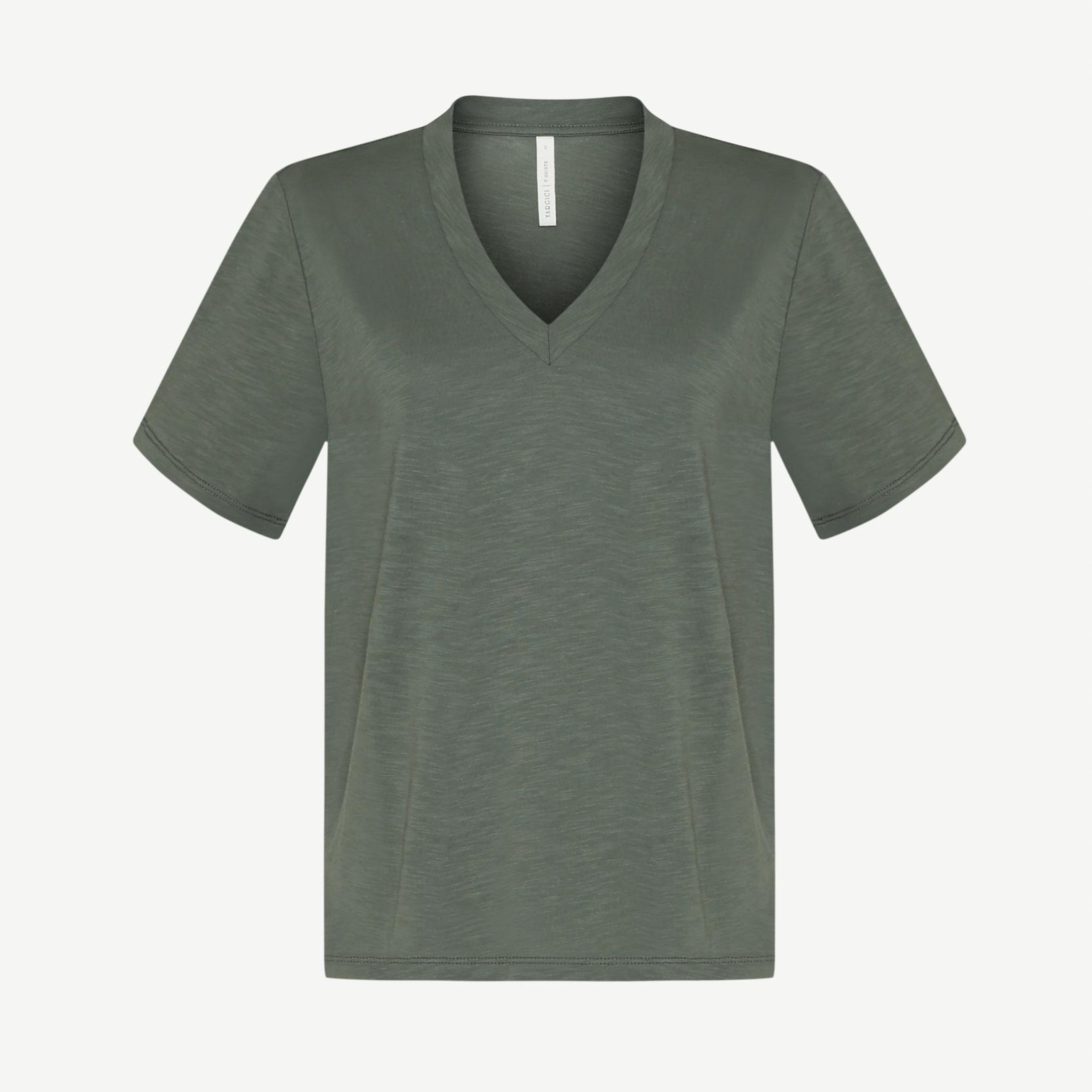 YARGICI Regular V Yaka Kısa Kol T-shirt