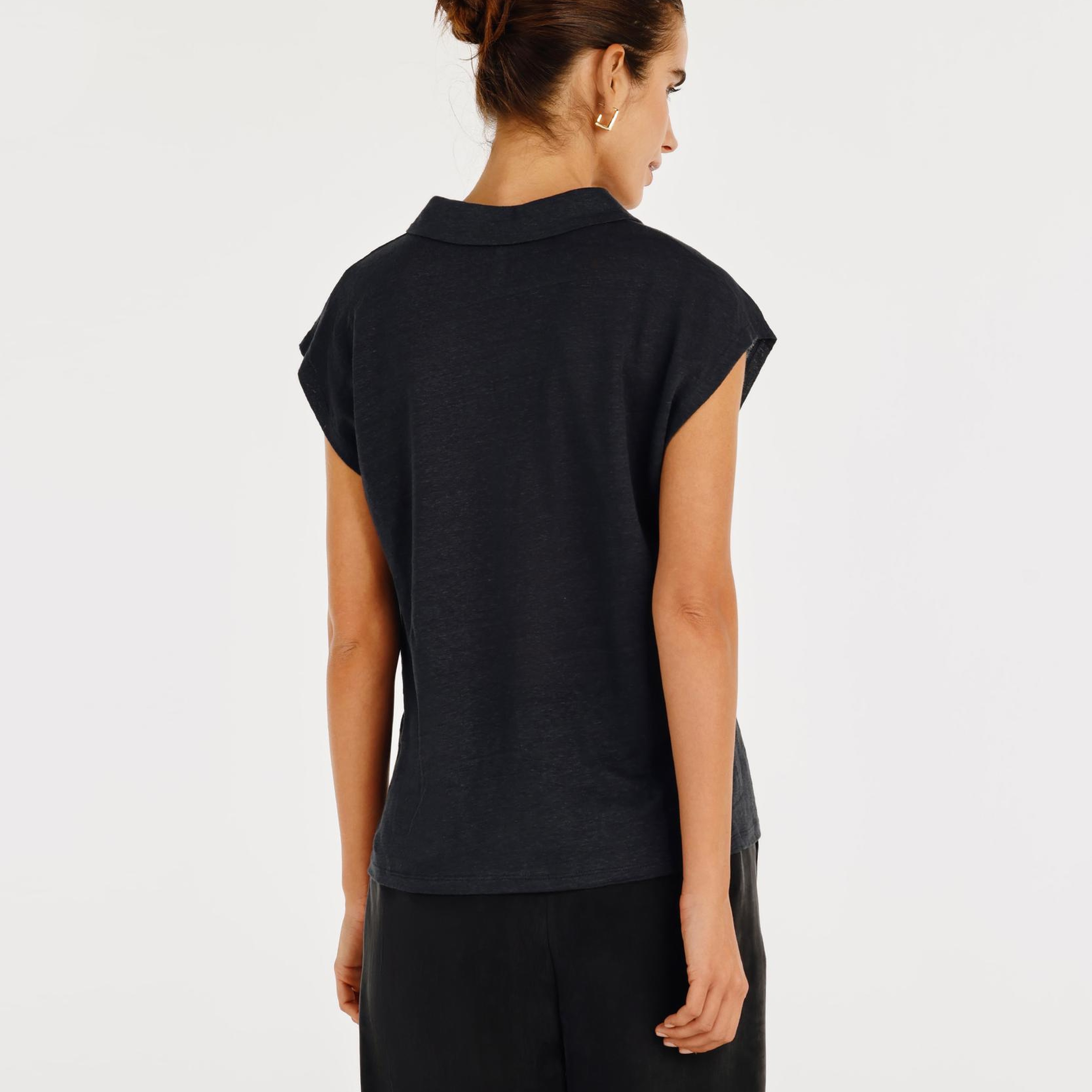 YARGICI Polo Yaka Rahat Kalıp T-shirt